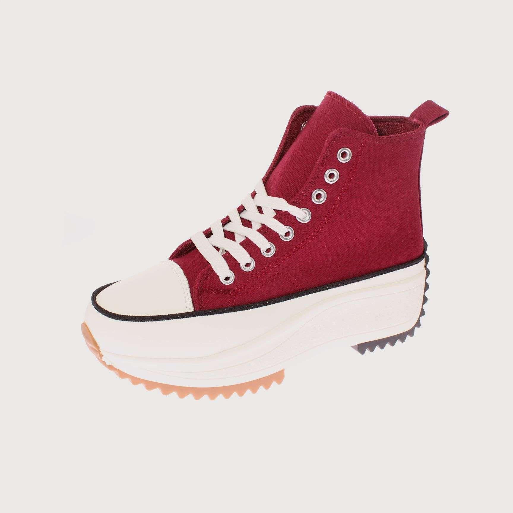 Zapatilla Burdeos Vía Franca Mujer Art: 5LA17WINE-1