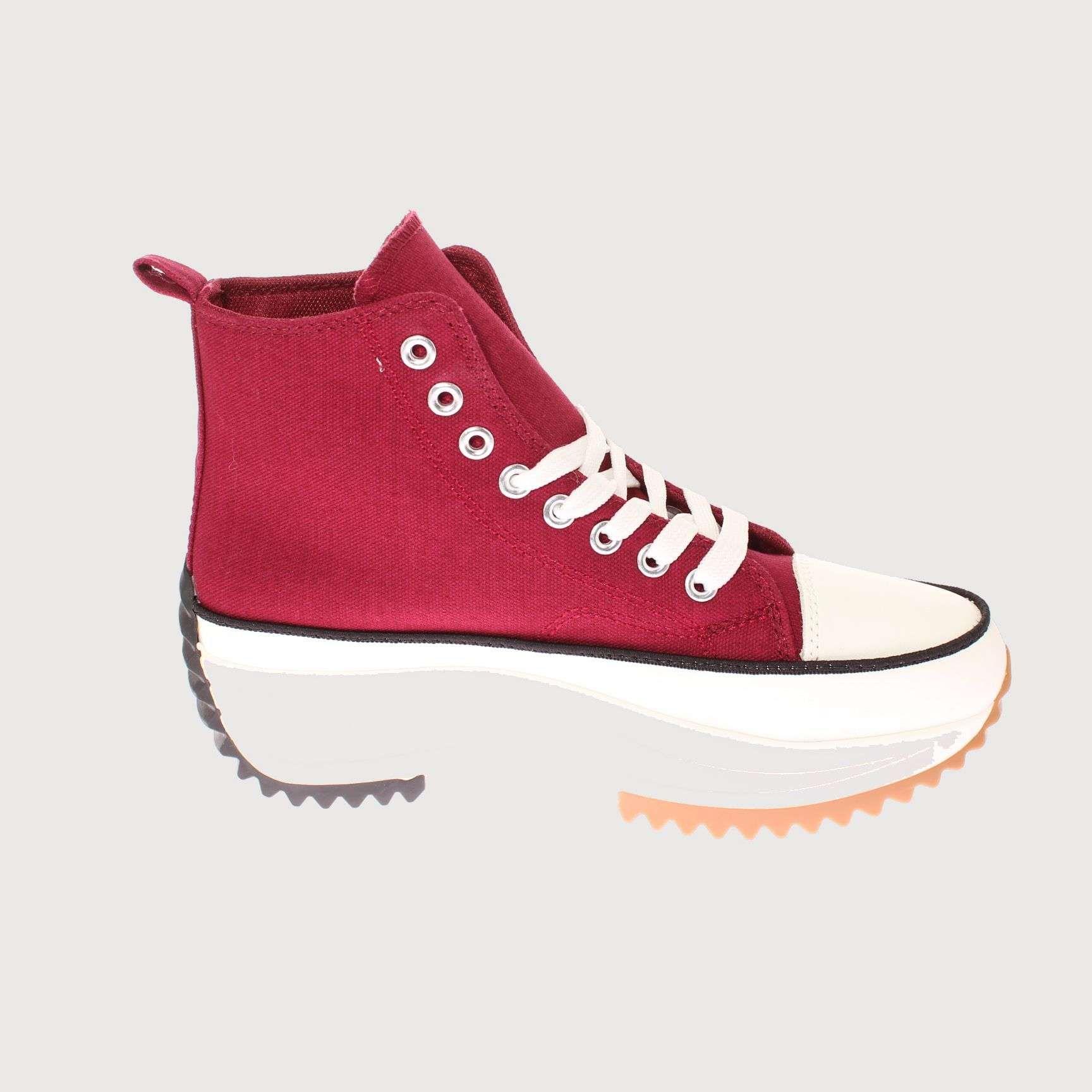 Zapatilla Burdeos Vía Franca Mujer Art: 5LA17WINE-3