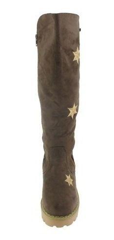 Bota Bordada Para Niña Color Gris oscuro-7