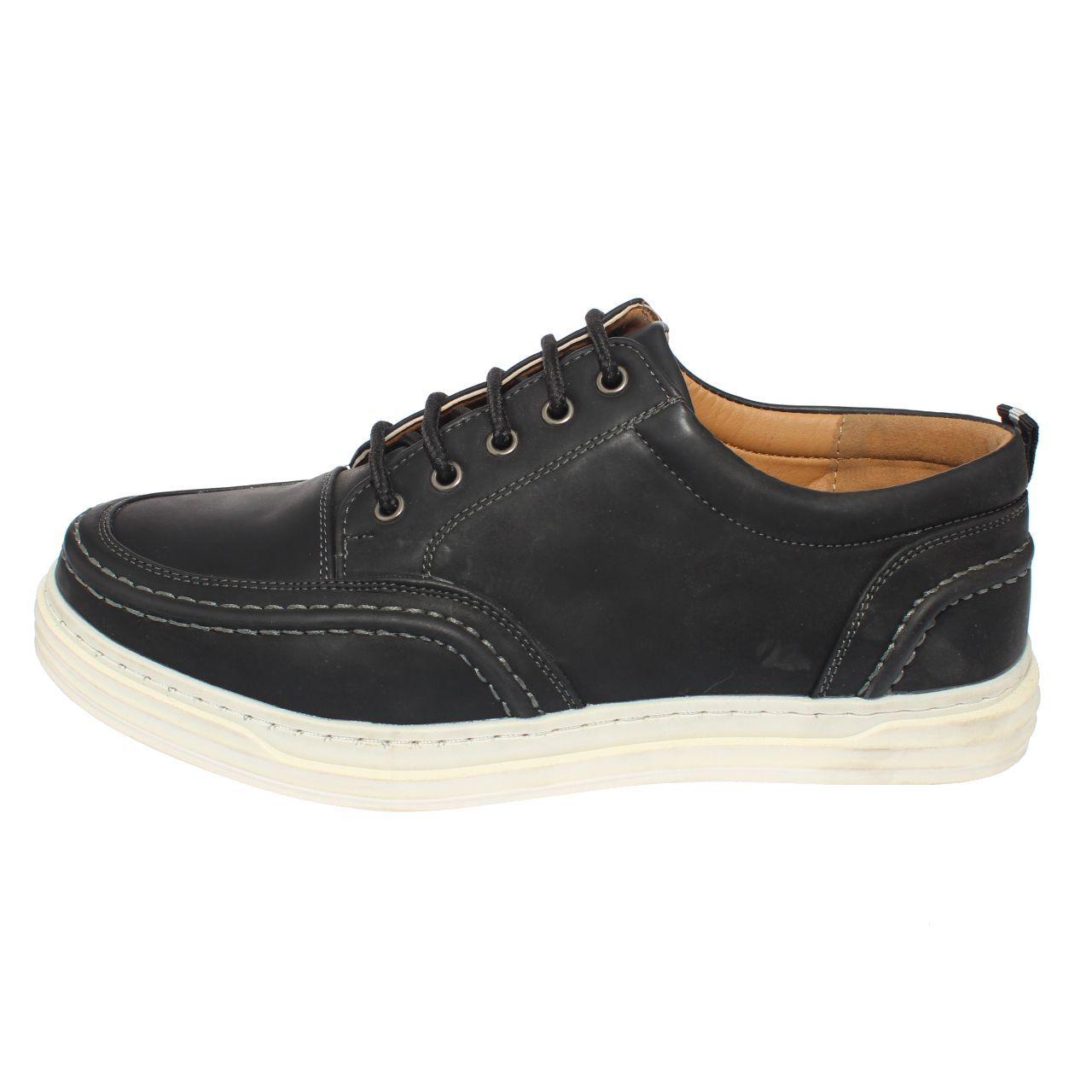 Zapato Negro Vía Franca Hombre-3