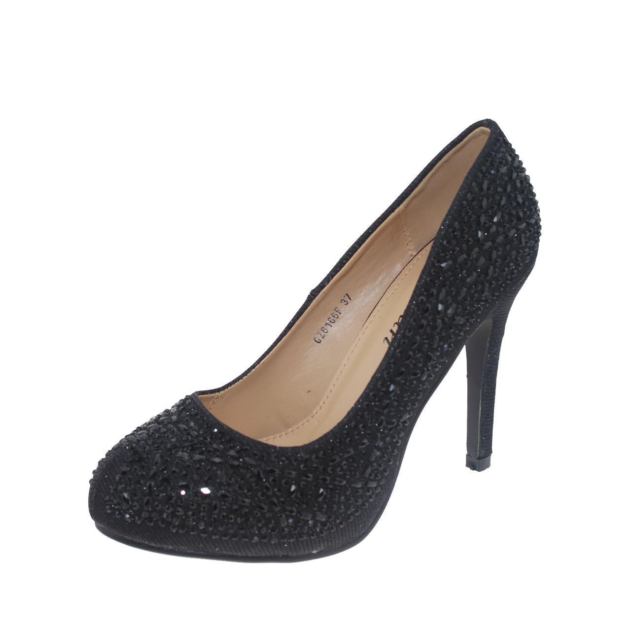 Zapato Negro Vía Franca Mujer-0