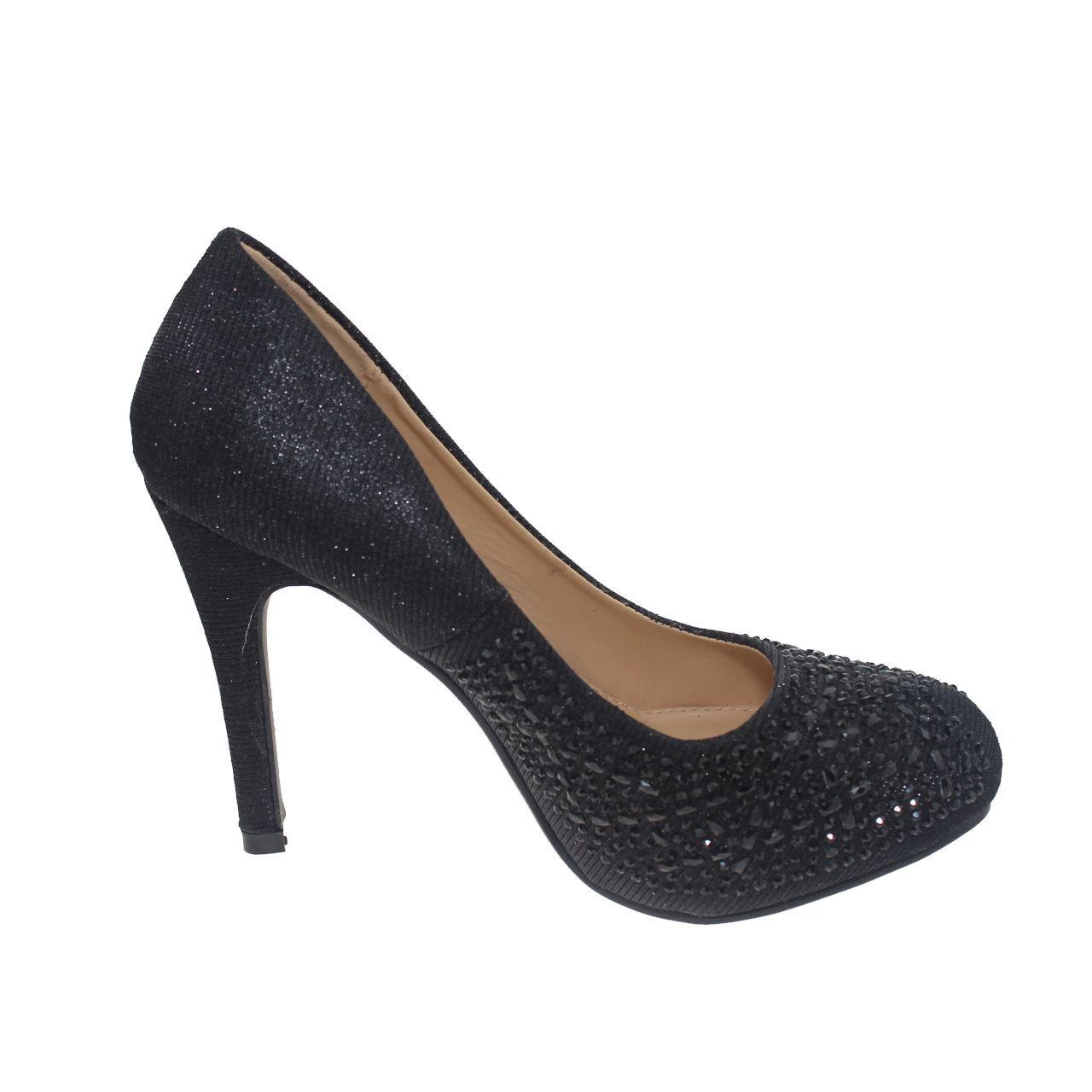 Zapato Negro Vía Franca Mujer-1