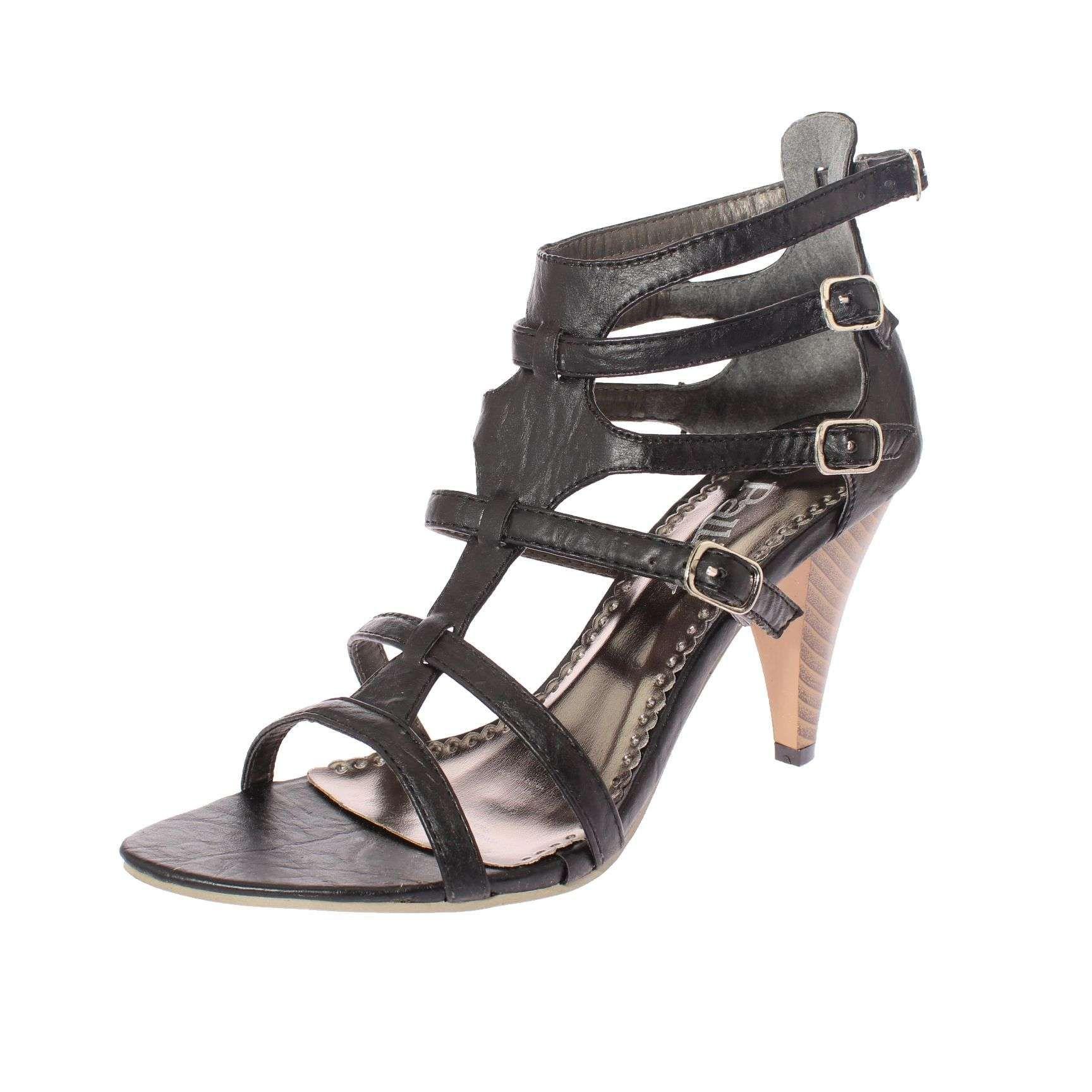 Sandalia Negro Vía Franca Mujer Art: 5TX05083BLACK-0