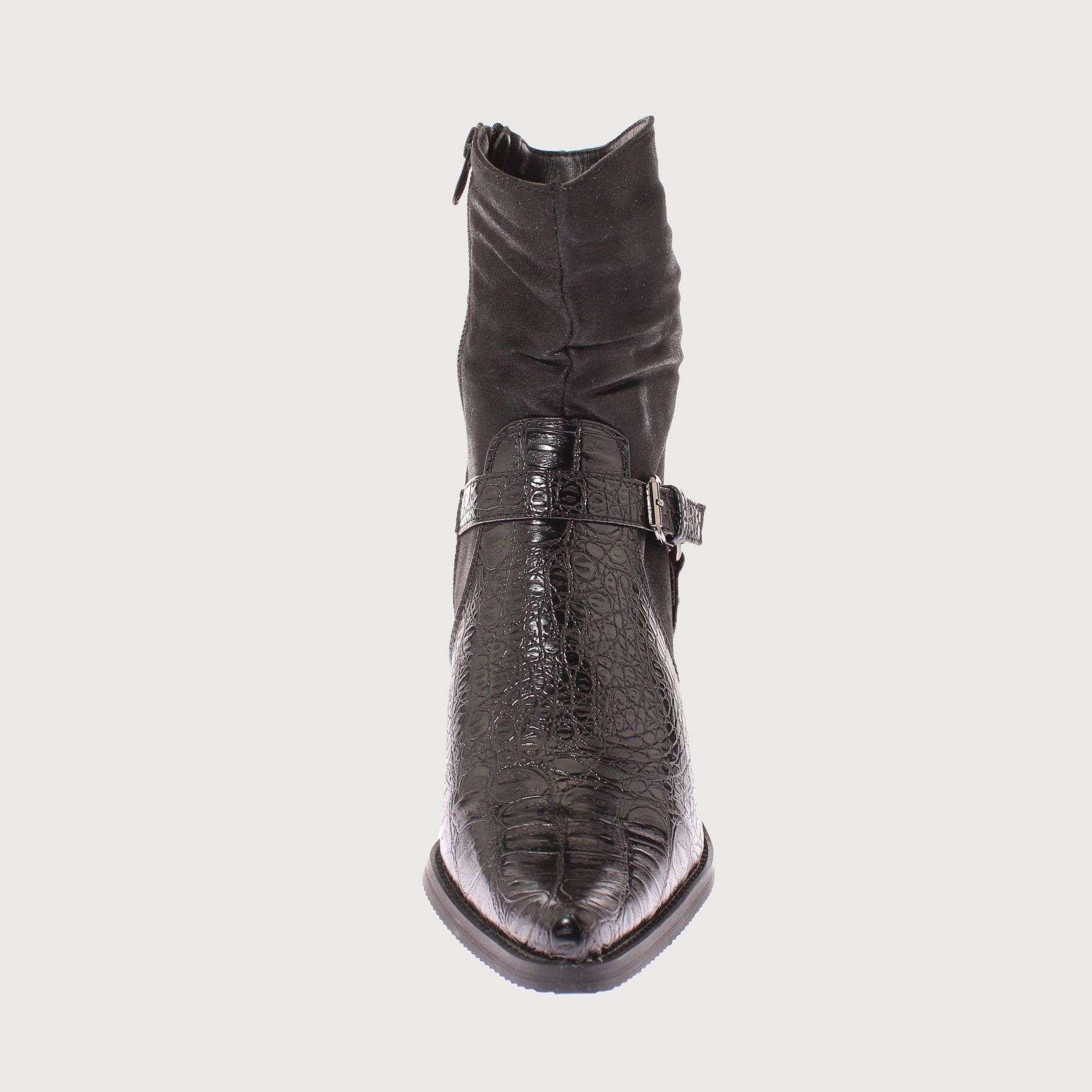 Bota Vaquera Negro Vía Franca Mujer Art: 52108BLACK-2