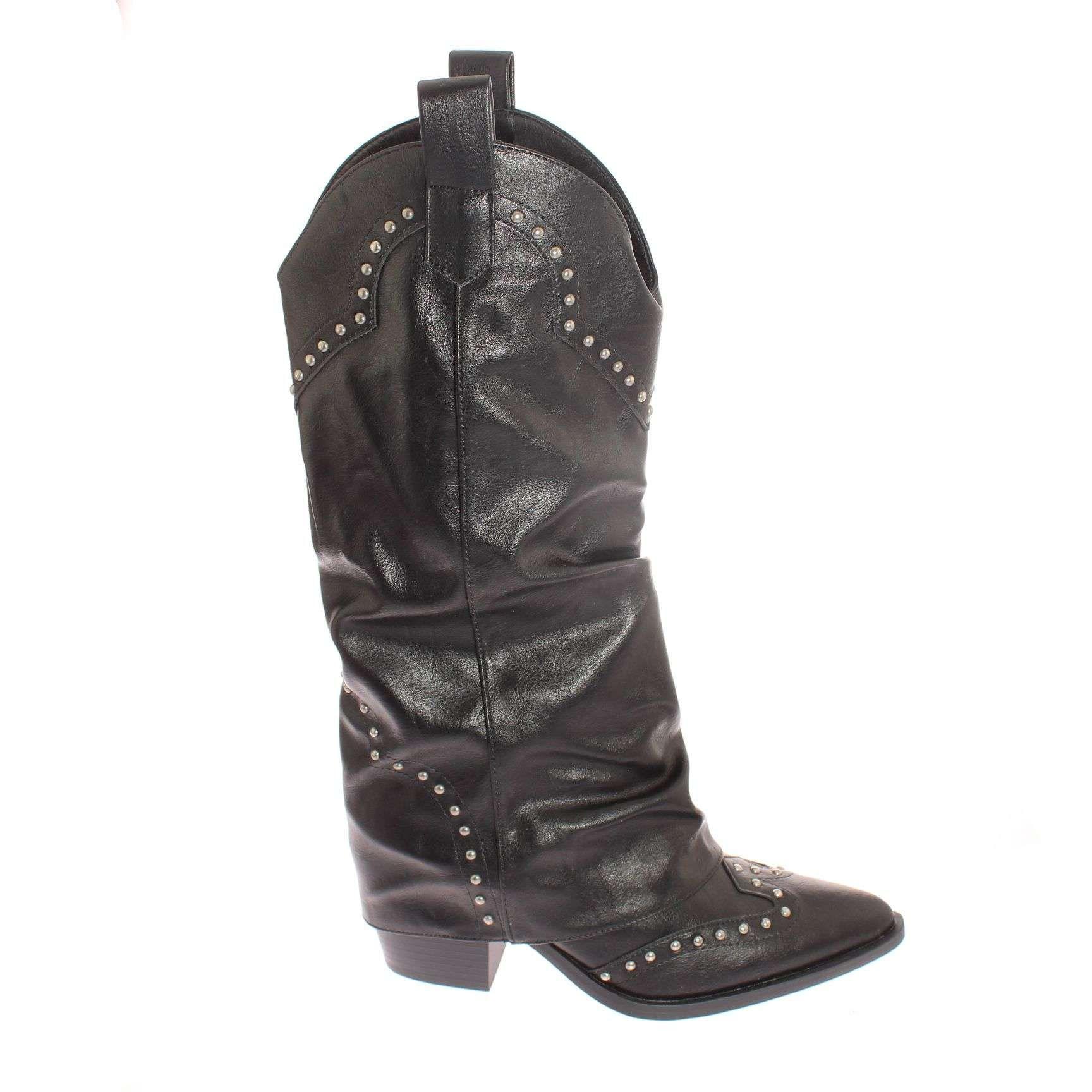 Bota Negro Vía Franca Mujer Art: 5PG242921BLACK-1