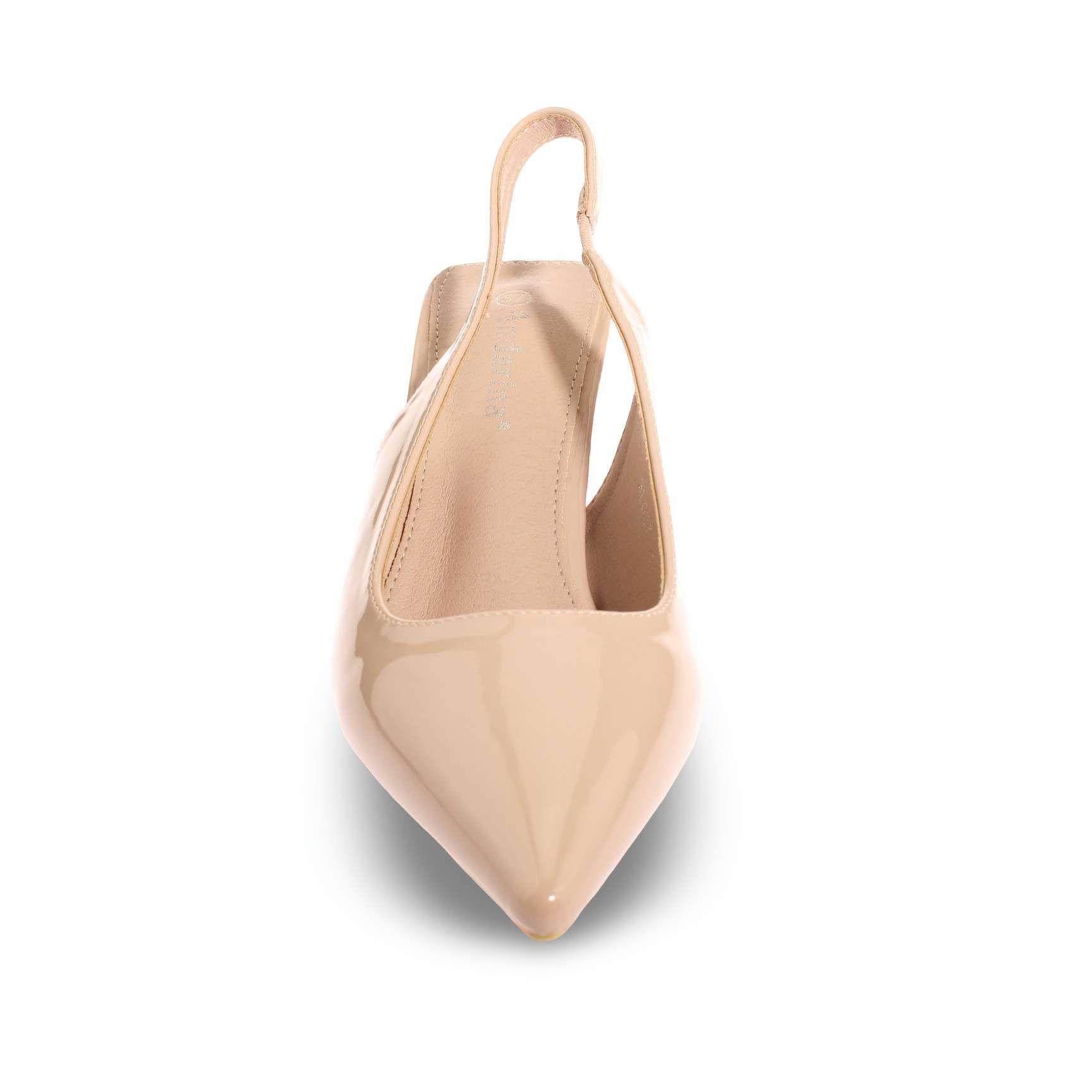 Zapato Taco Beige Vía Franca Mujer Art: 5SL027NUDER-2