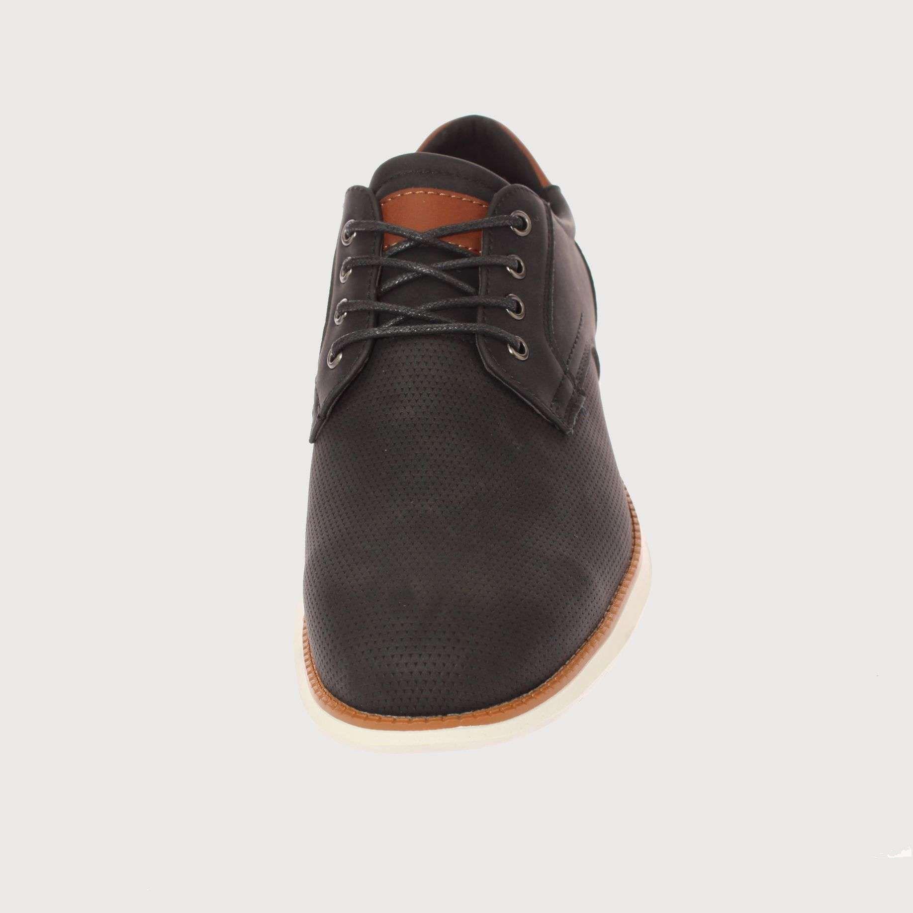 Zapato Negro Vía Franca Hombre Art: 8PLX651ABLACK-2