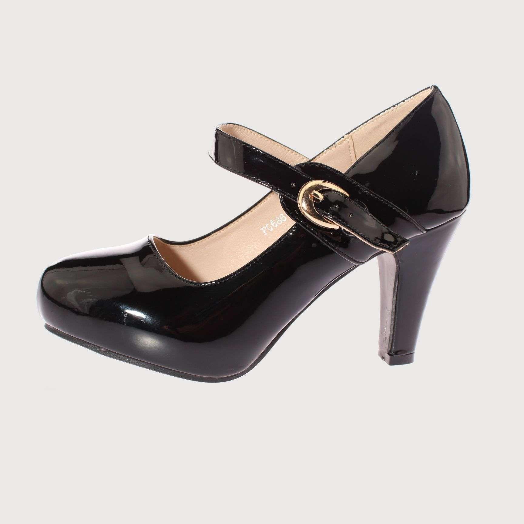 Zapato Negro Vía Franca Mujer Art: 5PG6861ABLACK-1