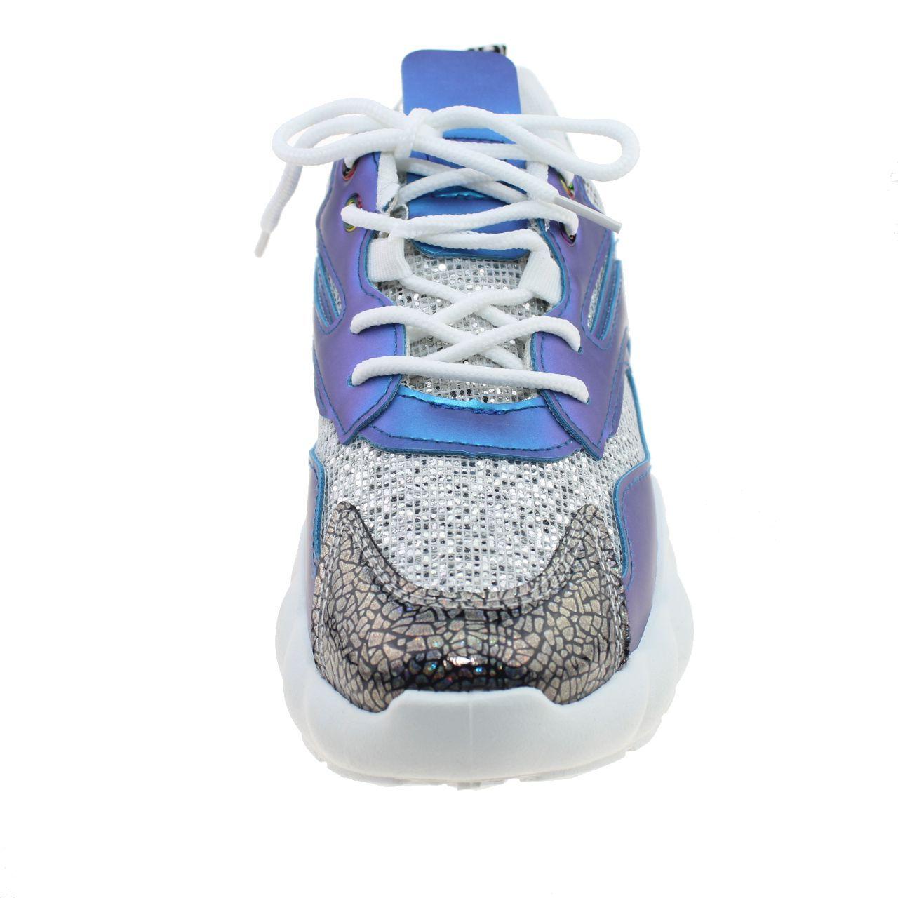 Zapatilla Azul Vía Franca Mujer-1
