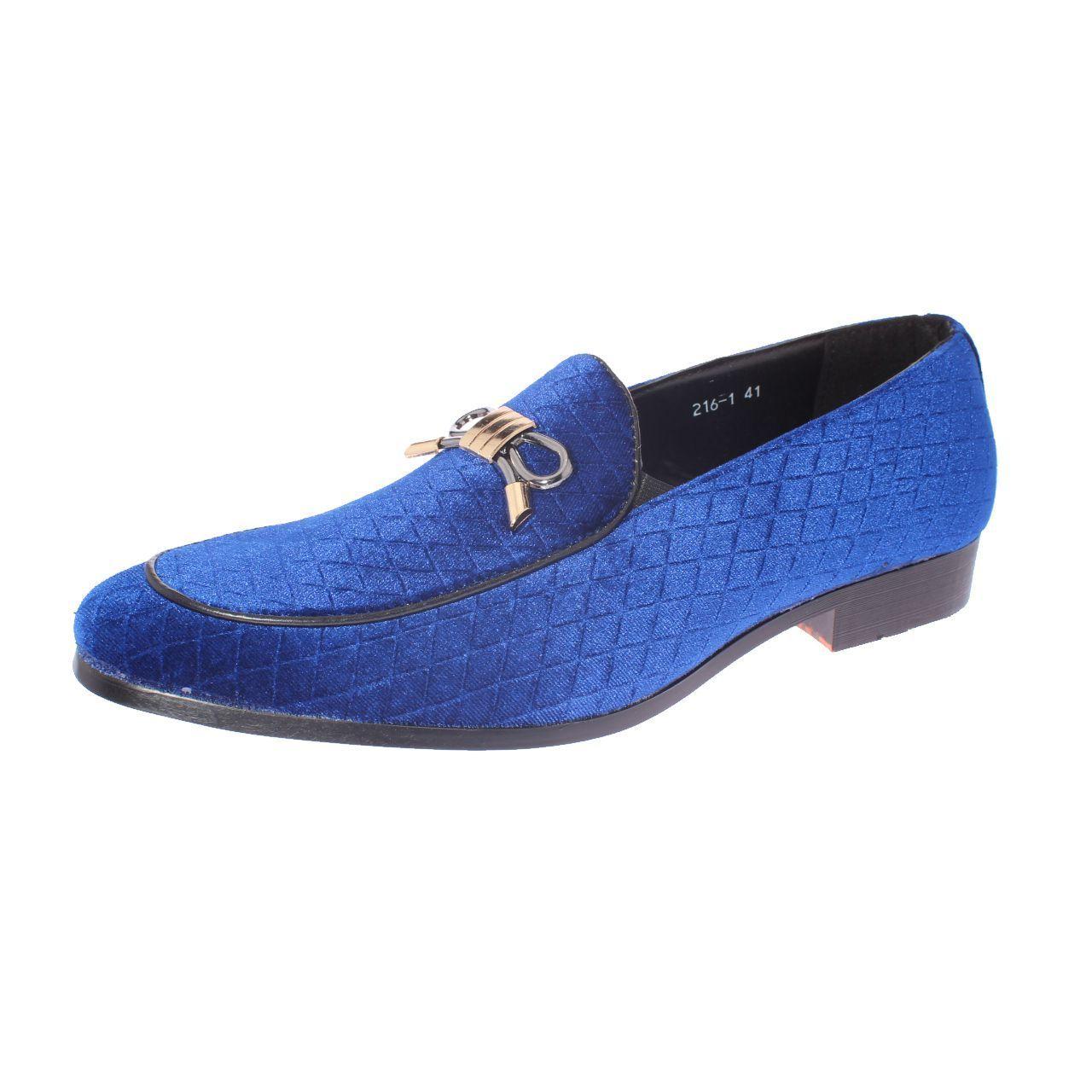 Mocasín Azul Vía Franca Hombre-0