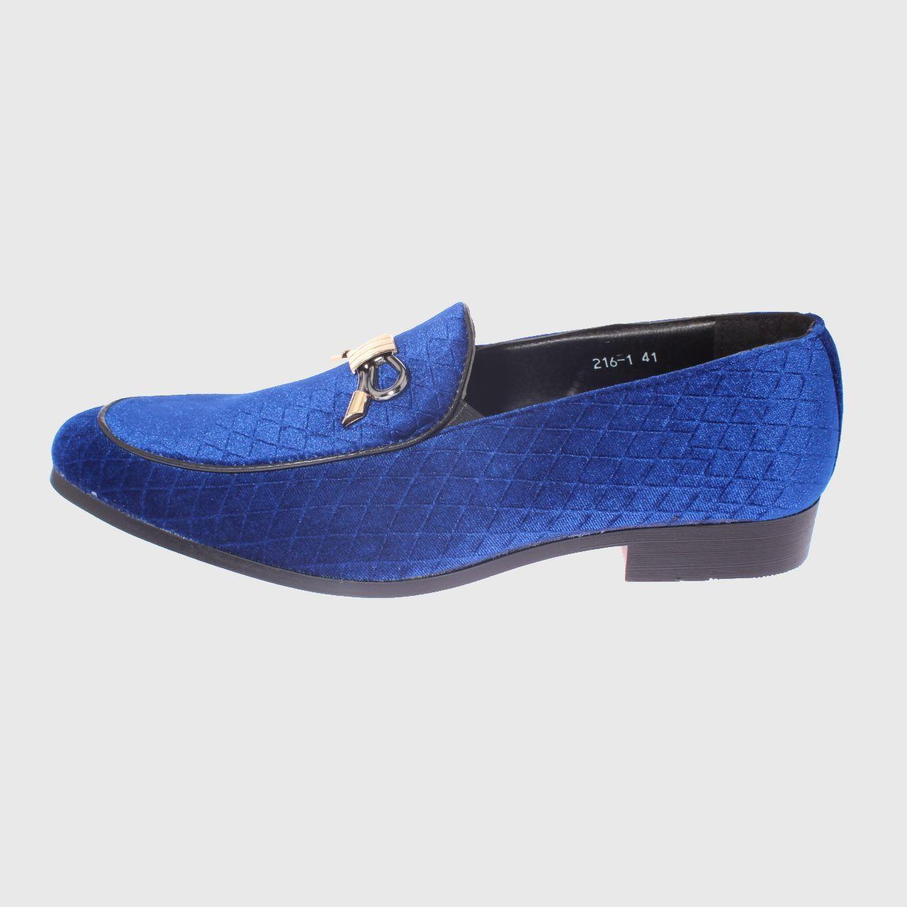 Mocasín Azul Vía Franca Hombre-1