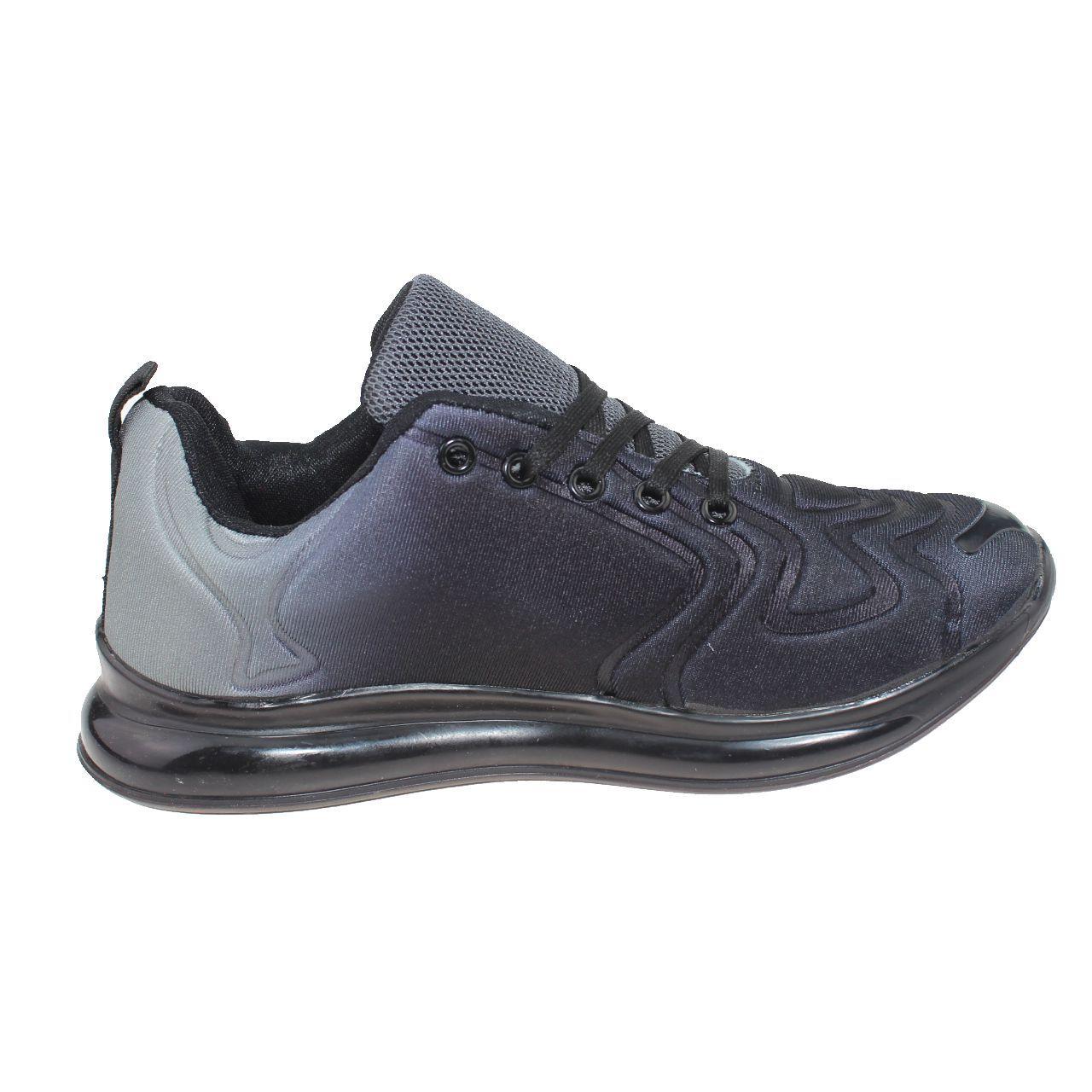 Zapatilla Casual Para Mujer Color Negro/Gris-3