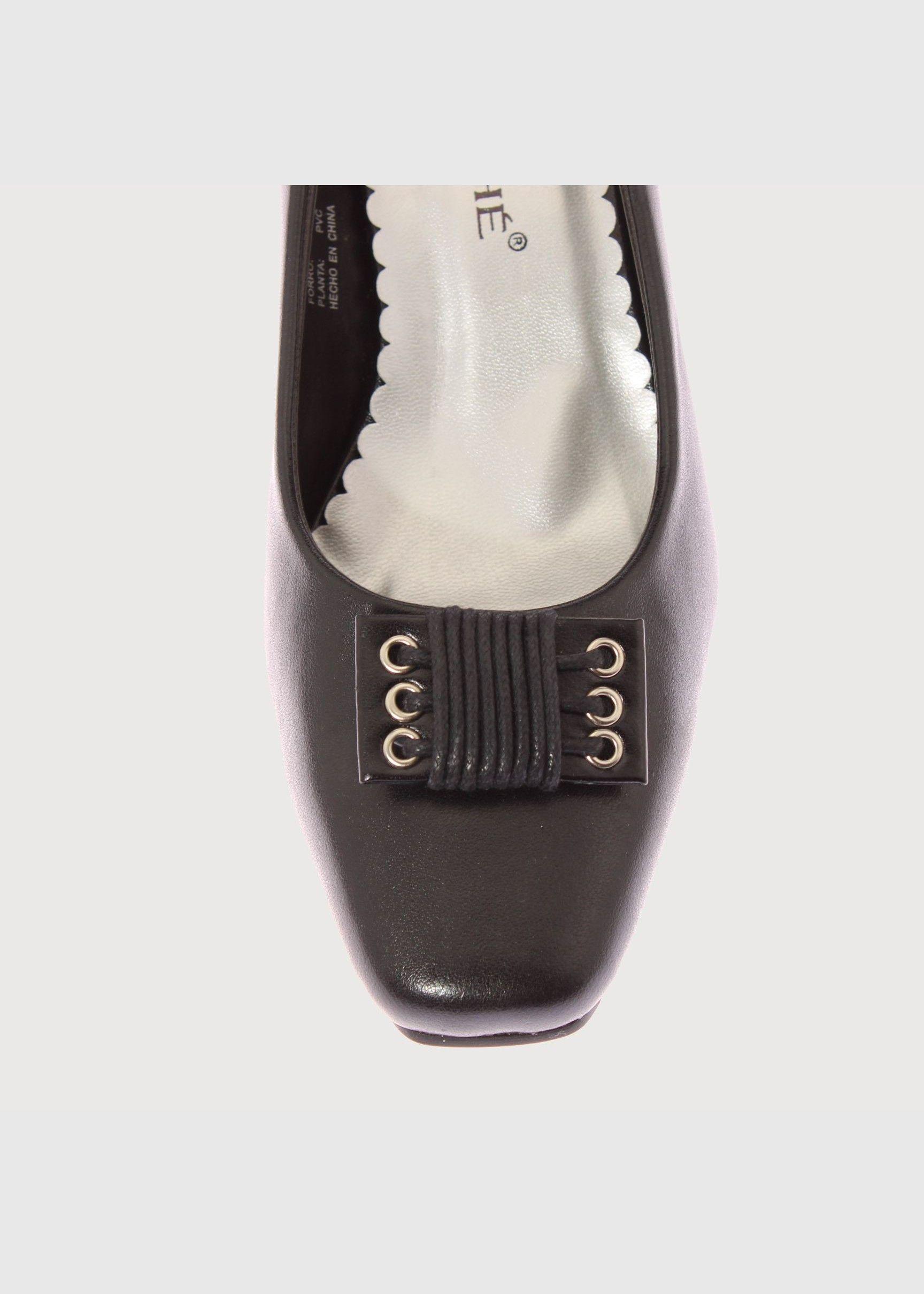 Zapato Negro Vía Franca Mujer Art: 5FI560BLACK-1
