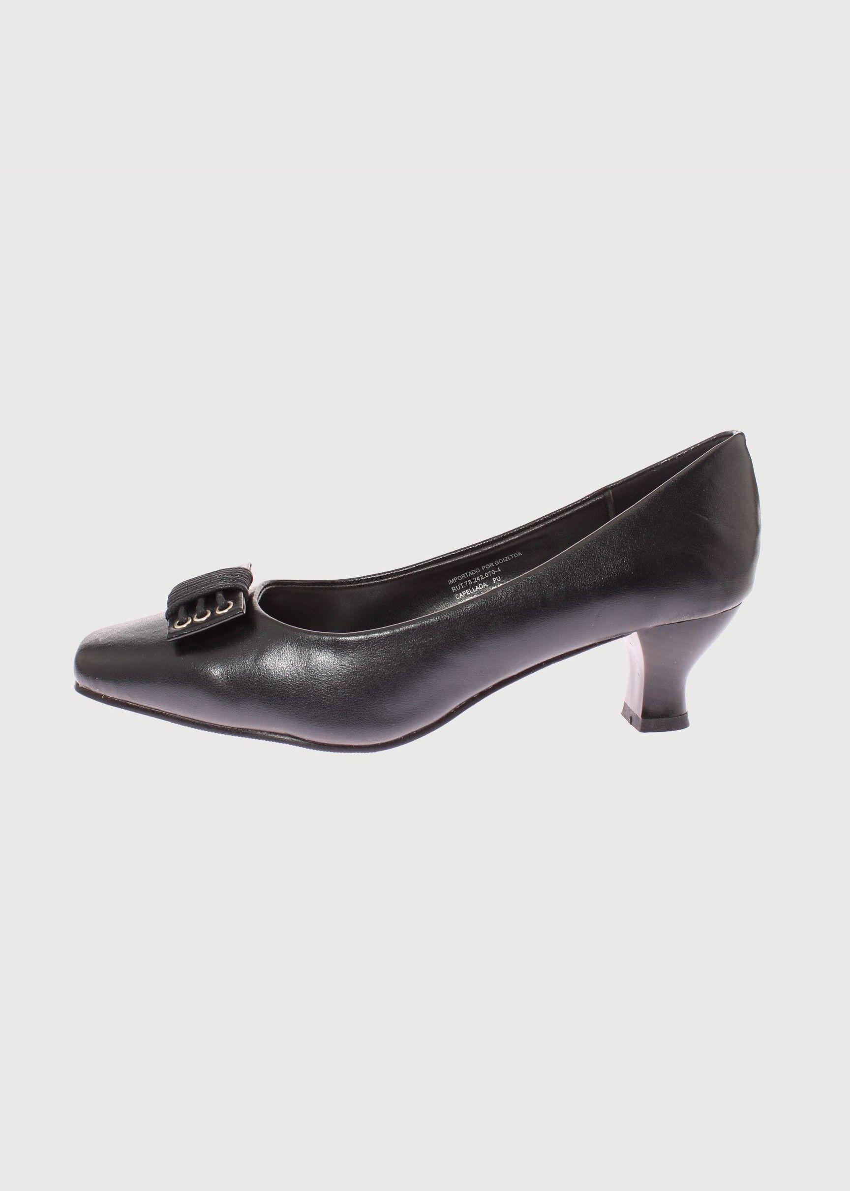 Zapato Negro Vía Franca Mujer Art: 5FI560BLACK-2