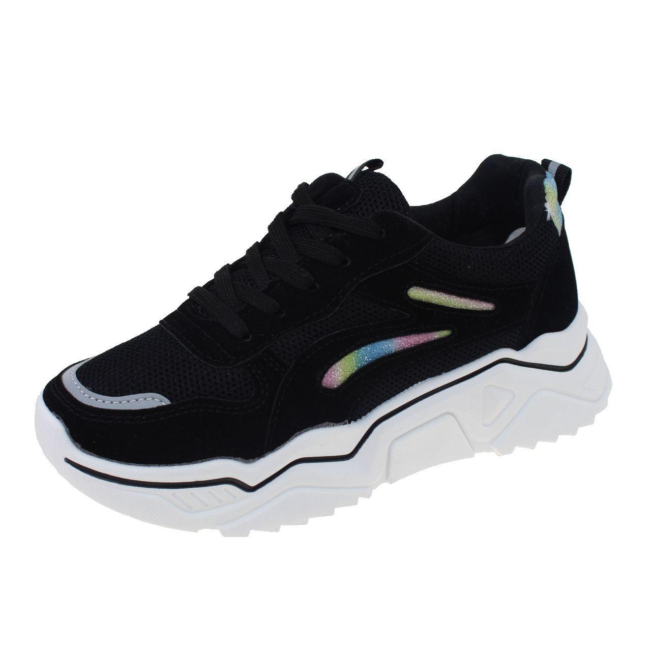 Zapatilla Negro Vía Franca Mujer-0