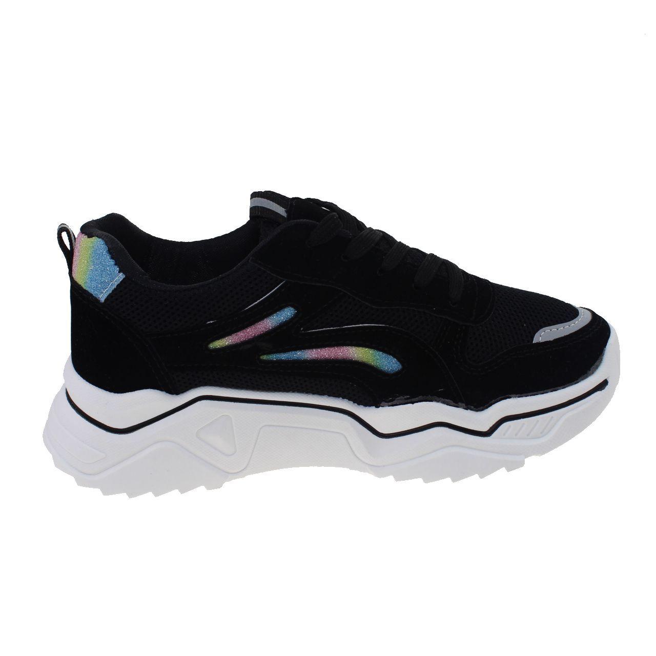 Zapatilla Negro Vía Franca Mujer-3