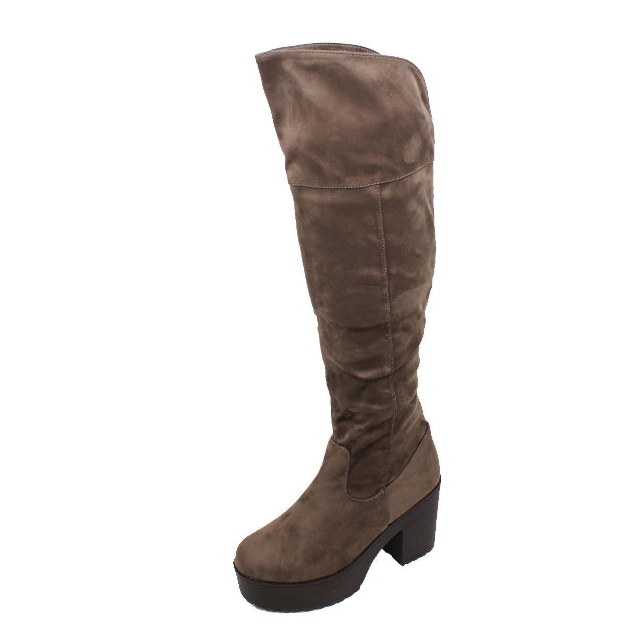 Bota Kaki Vía Franca Mujer-0