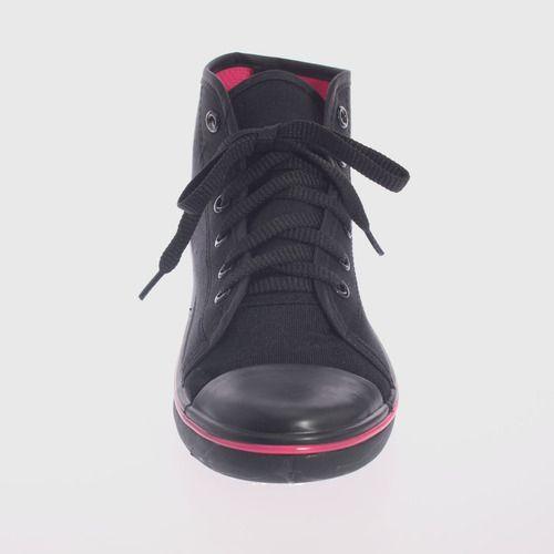 Zapatilla Lona Negro Vía Franca Mujer-2