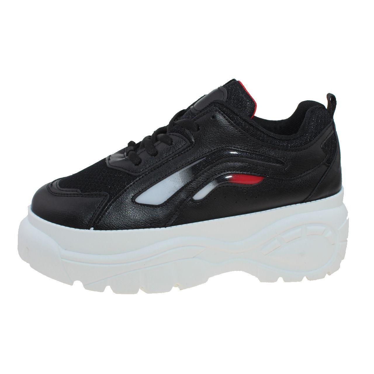 Zapatilla Terraplen Negro Vía Franca Mujer-1