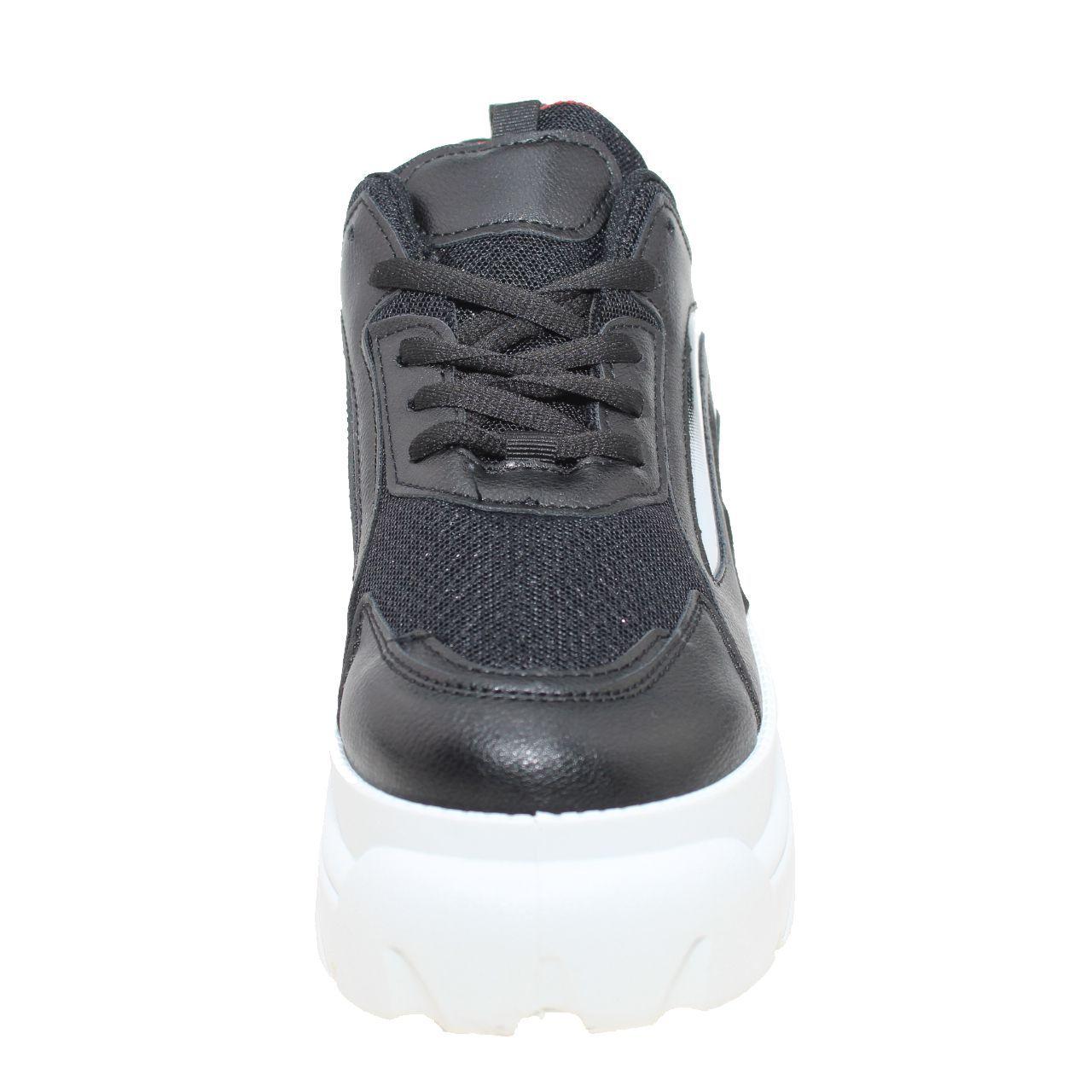 Zapatilla Terraplen Negro Vía Franca Mujer-2