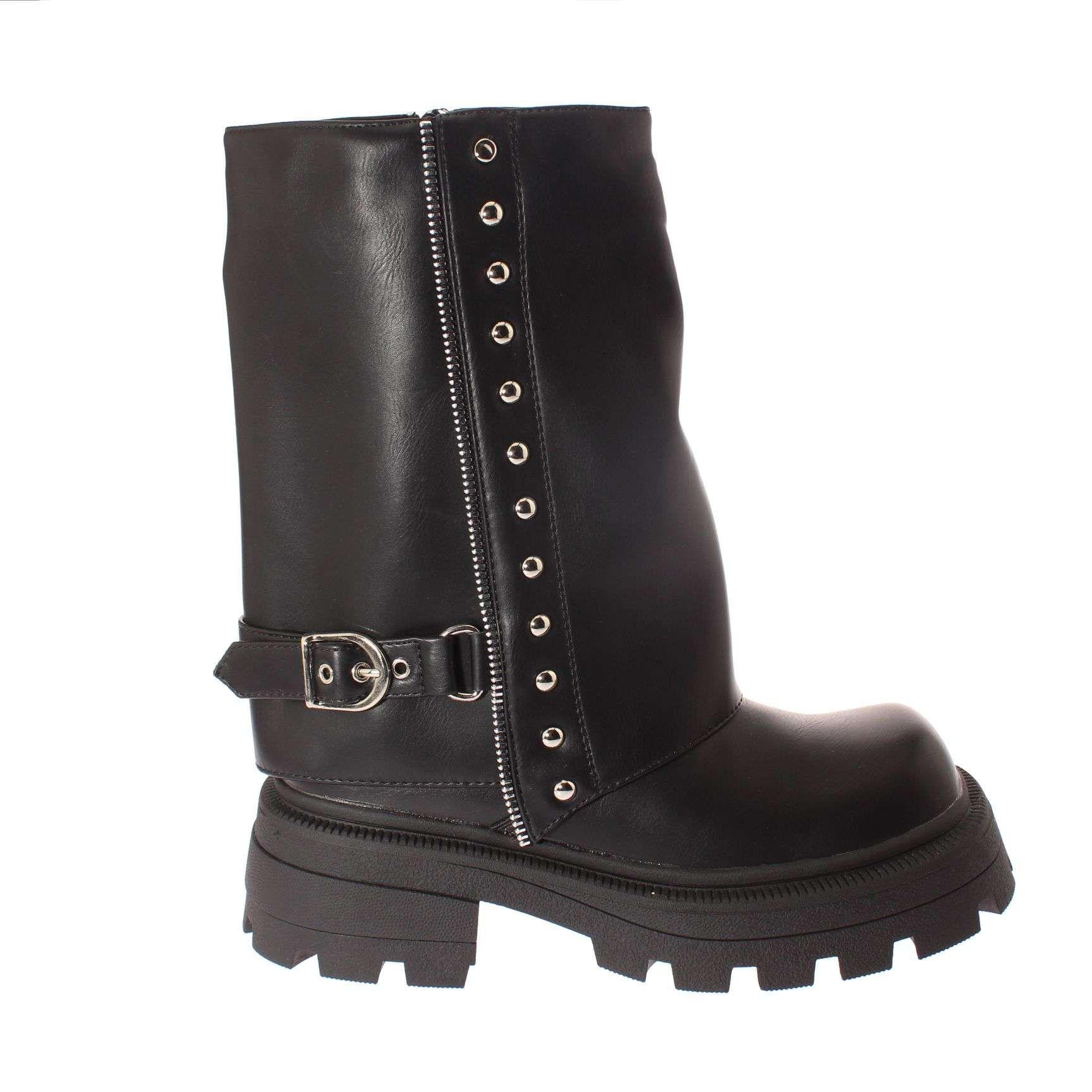 Bota Negro Vía Franca Mujer Art: 5PG242901BLACK-0