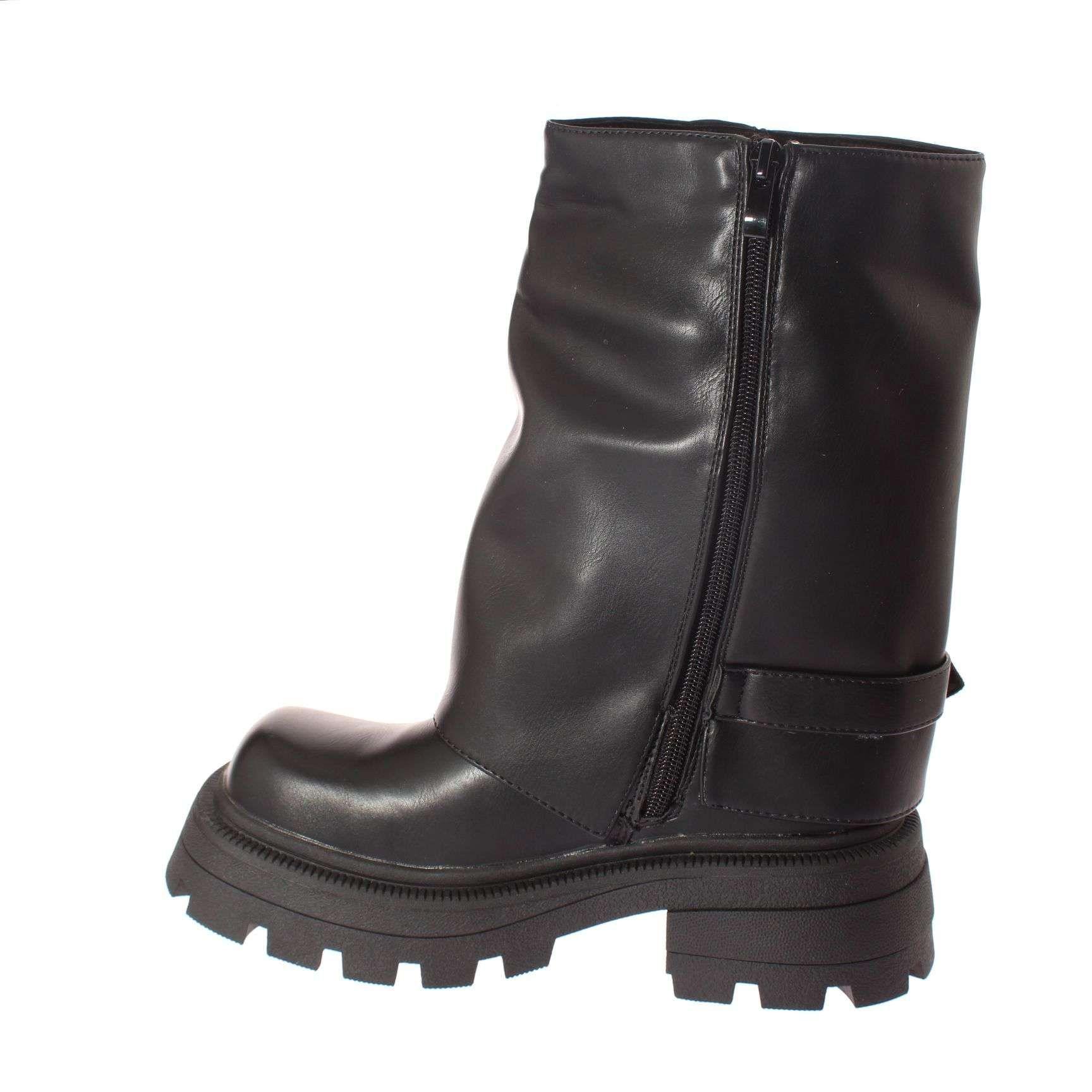 Bota Negro Vía Franca Mujer Art: 5PG242901BLACK-3