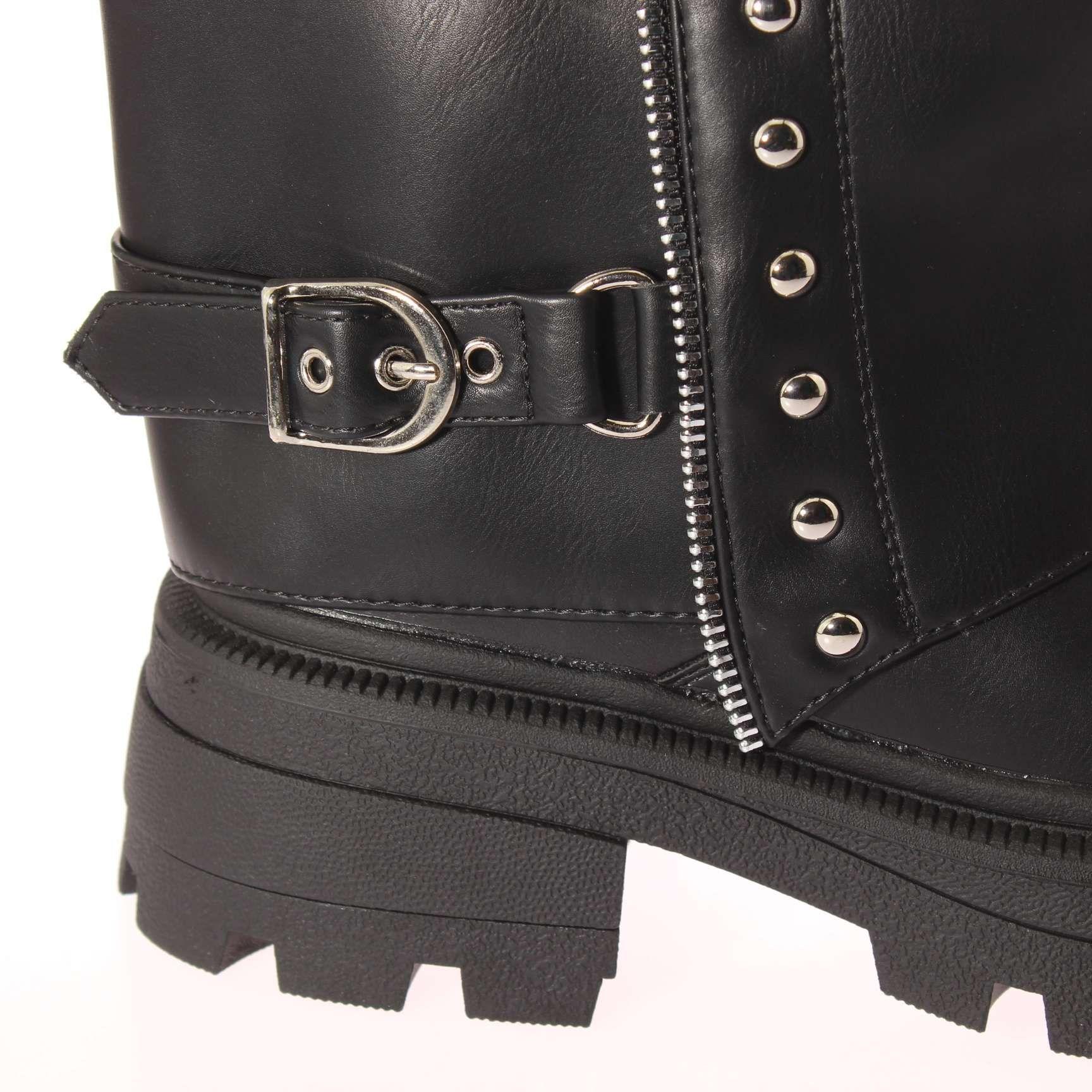 Bota Negro Vía Franca Mujer Art: 5PG242901BLACK-4