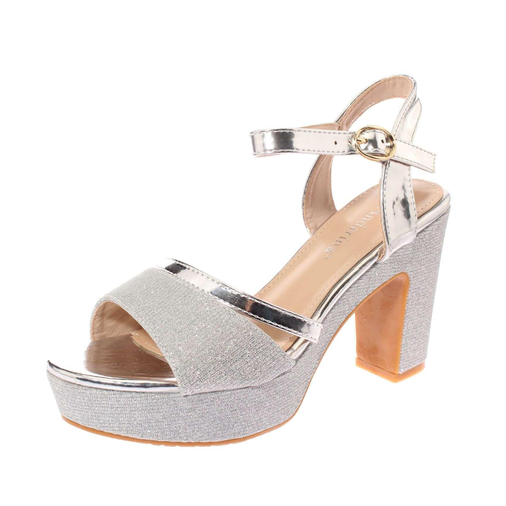 Sandalia Fiesta Plateado Vía Franca Mujer Art: 5DR0020PLATA-0