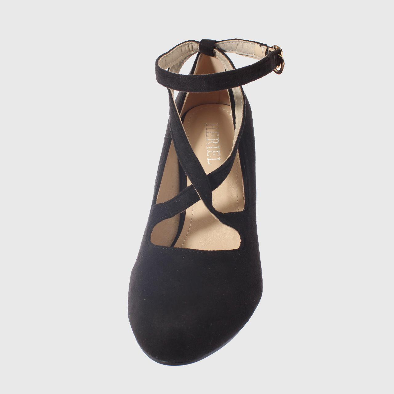 Zapato taco Negro Vía Franca Mujer-1