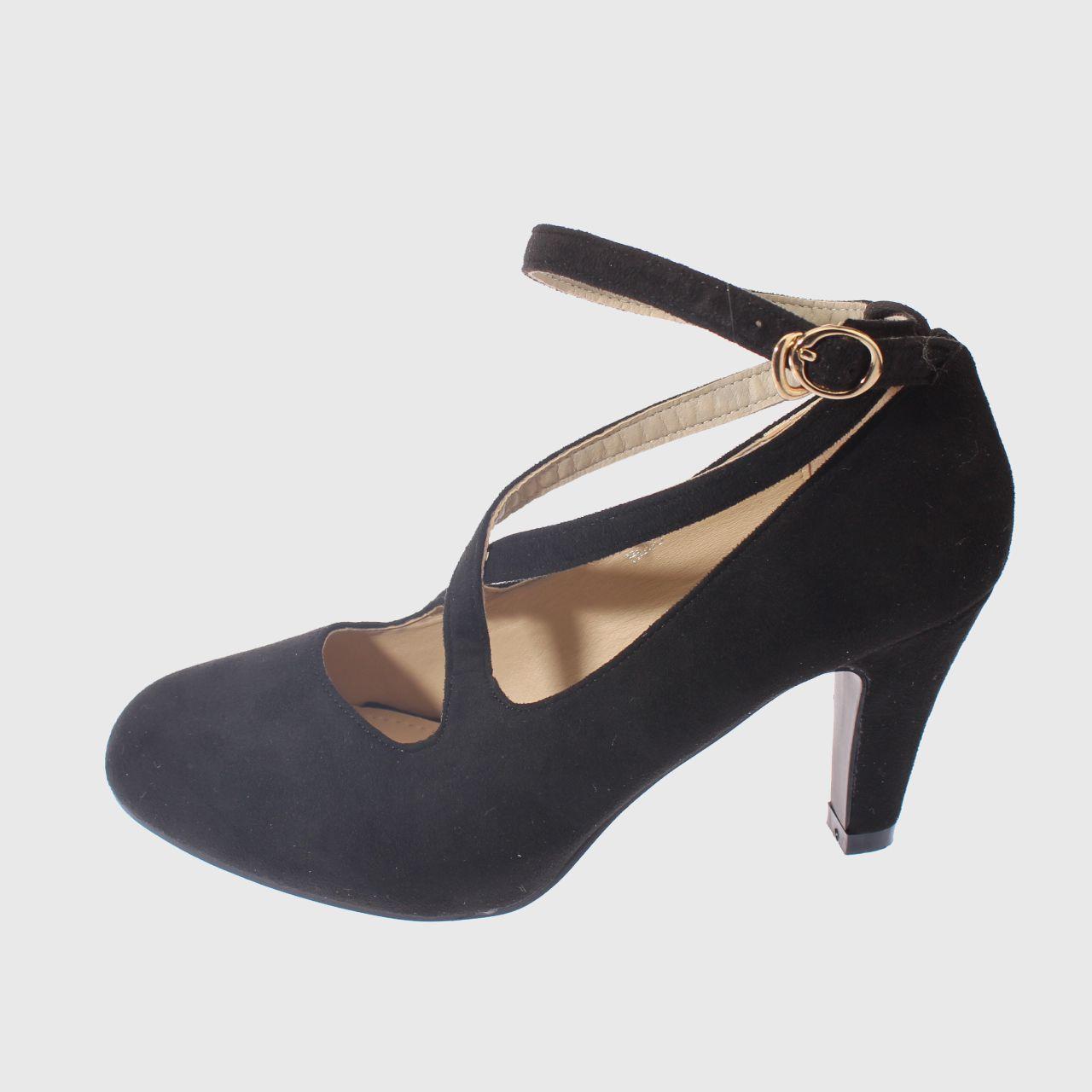 Zapato taco Negro Vía Franca Mujer-3