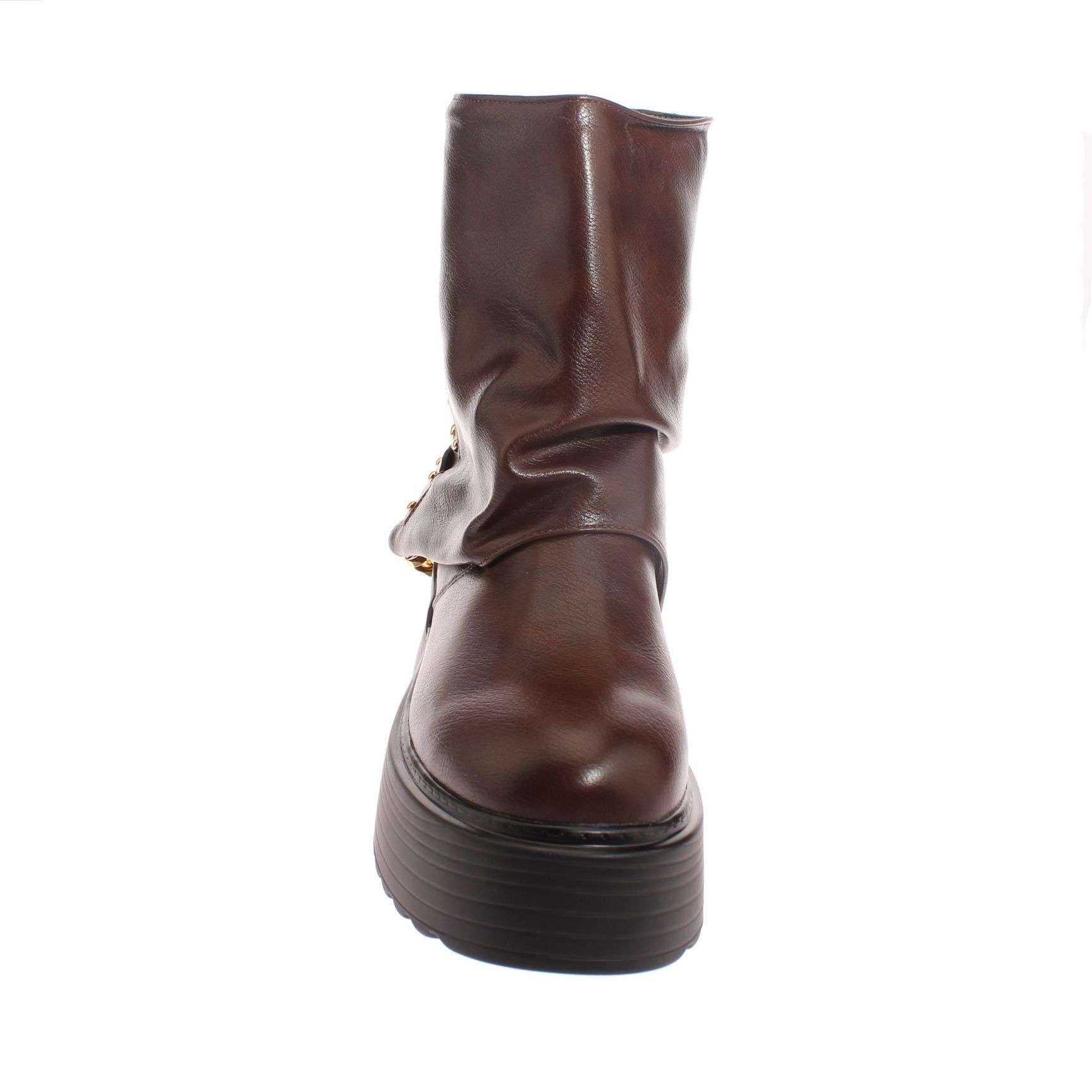 Botas Café Vía Franca Mujer Art: 5PG23182BROWN-2