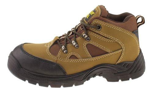 Botin Seguridad Para Hombre Color Honey-1