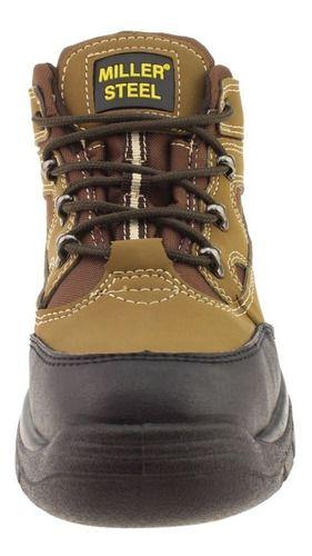 Botin Seguridad Para Hombre Color Honey-2