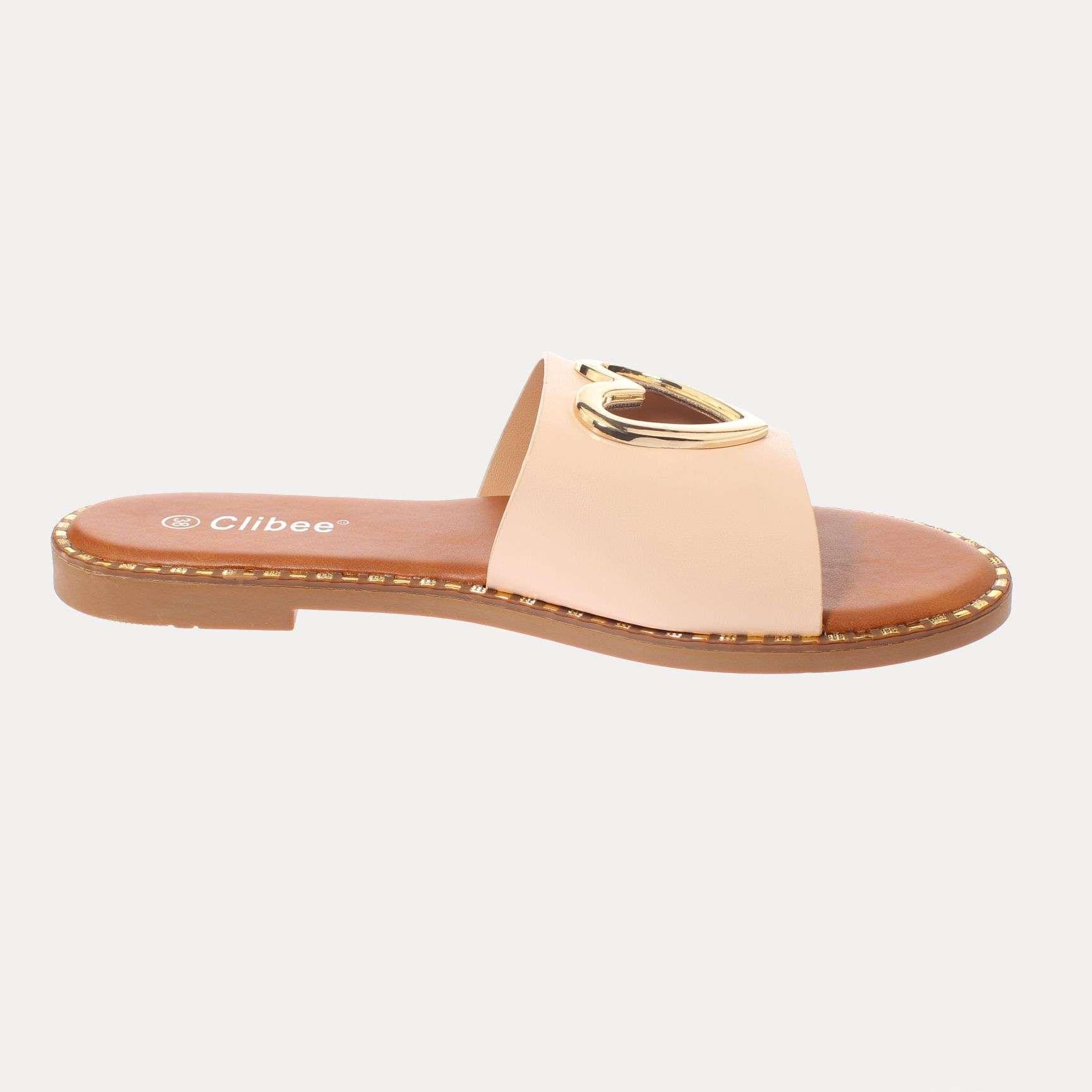 Sandalia Beige Vía Franca Mujer Art: 5KD70BEIGE-3
