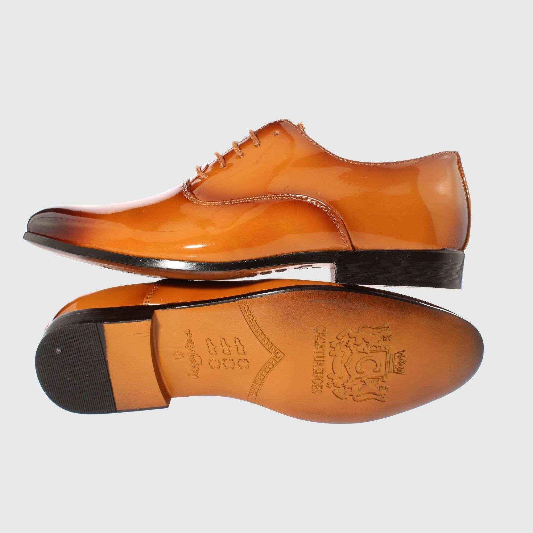 Zapato Tostado Vía Franca Hombre-4