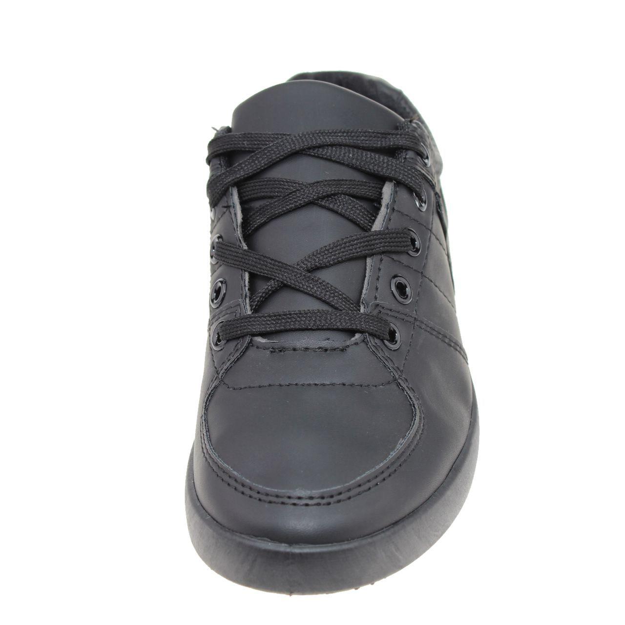 Zapatilla Escolar Para Niño Color Negro-2