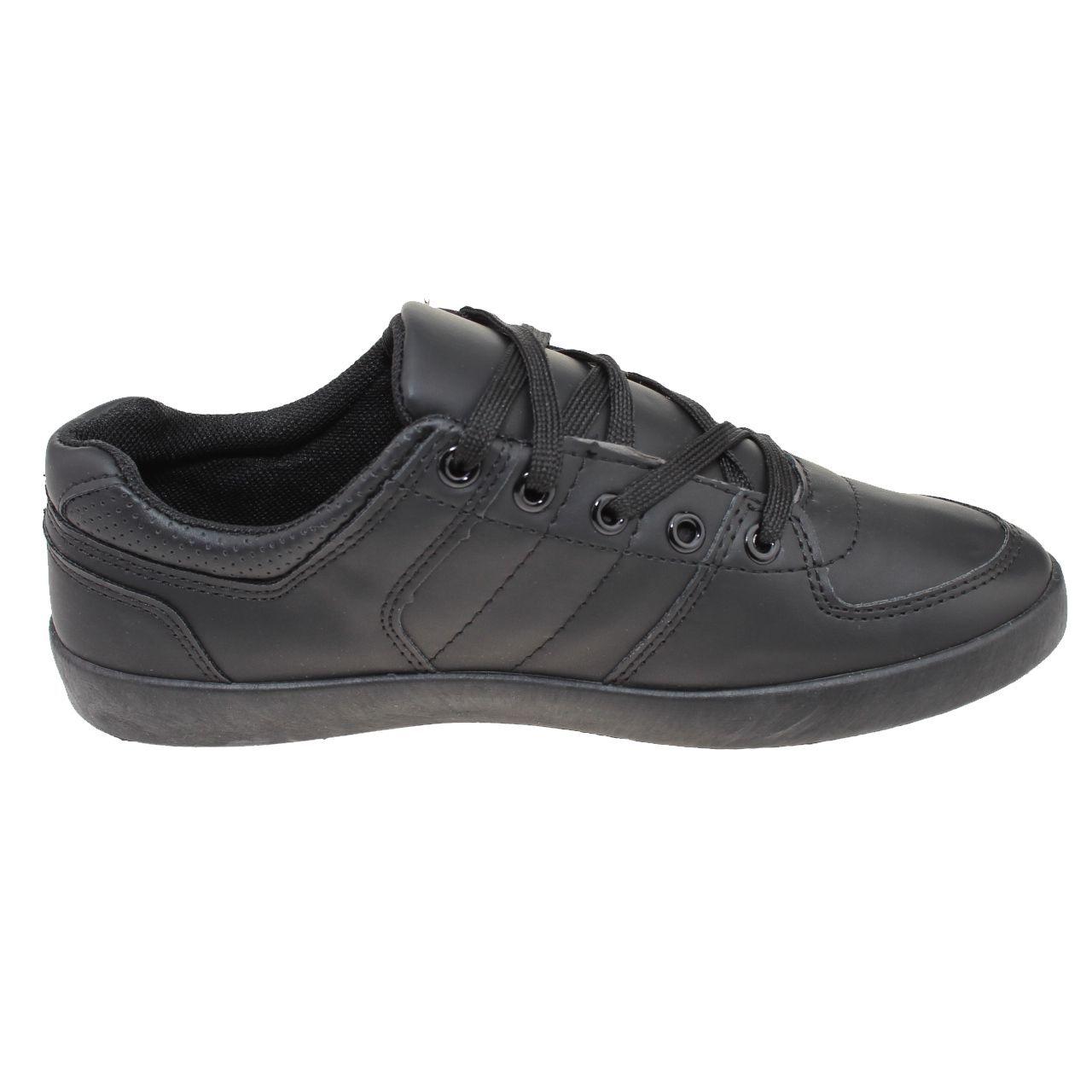 Zapatilla Escolar Para Niño Color Negro-3