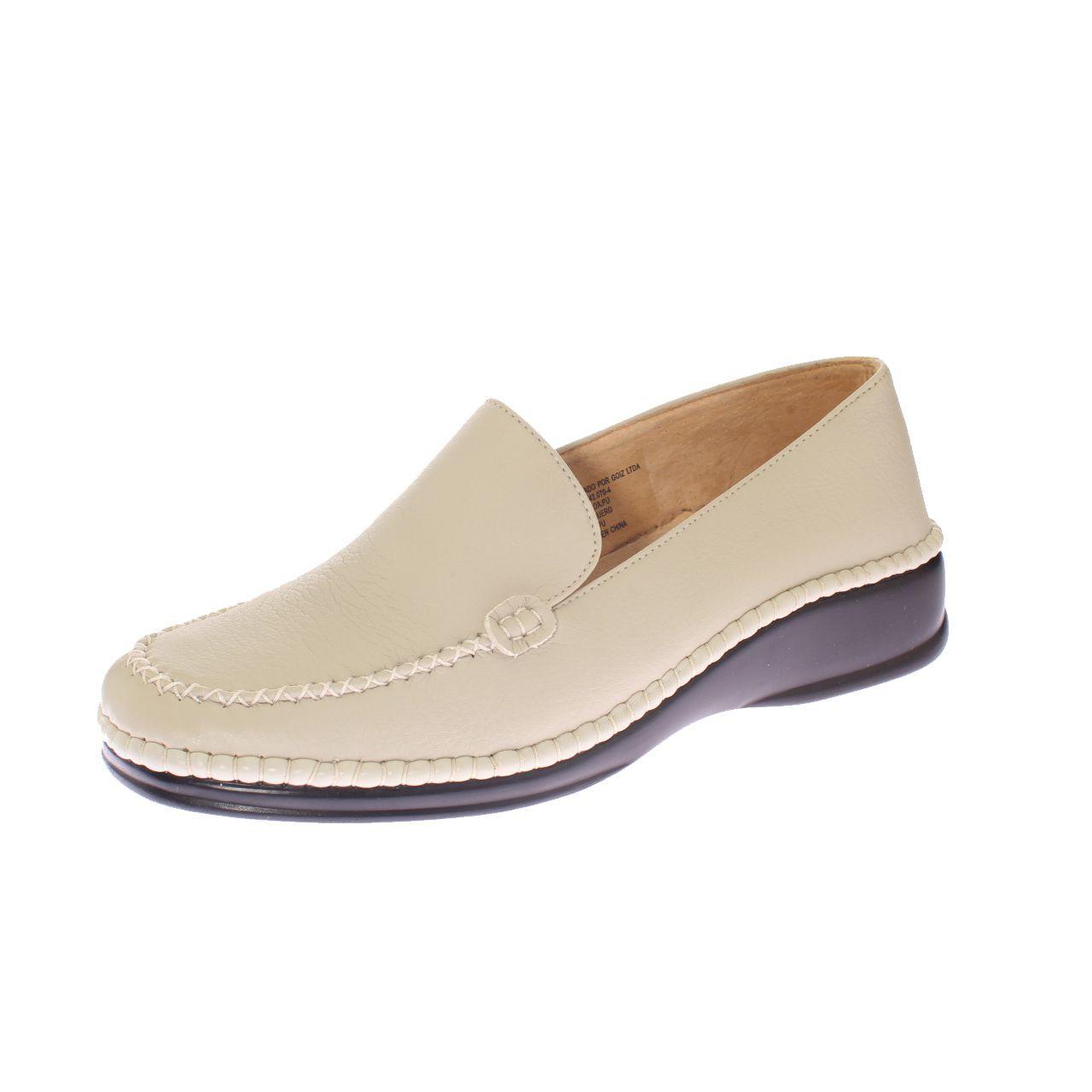 Mocasín Hueso Vía Franca Mujer-0
