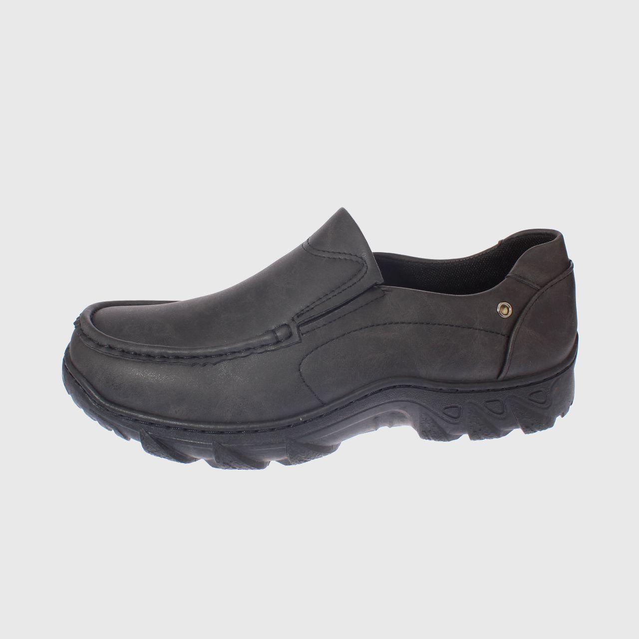 Mocasín Casual Negro Vía franca Hombre-1