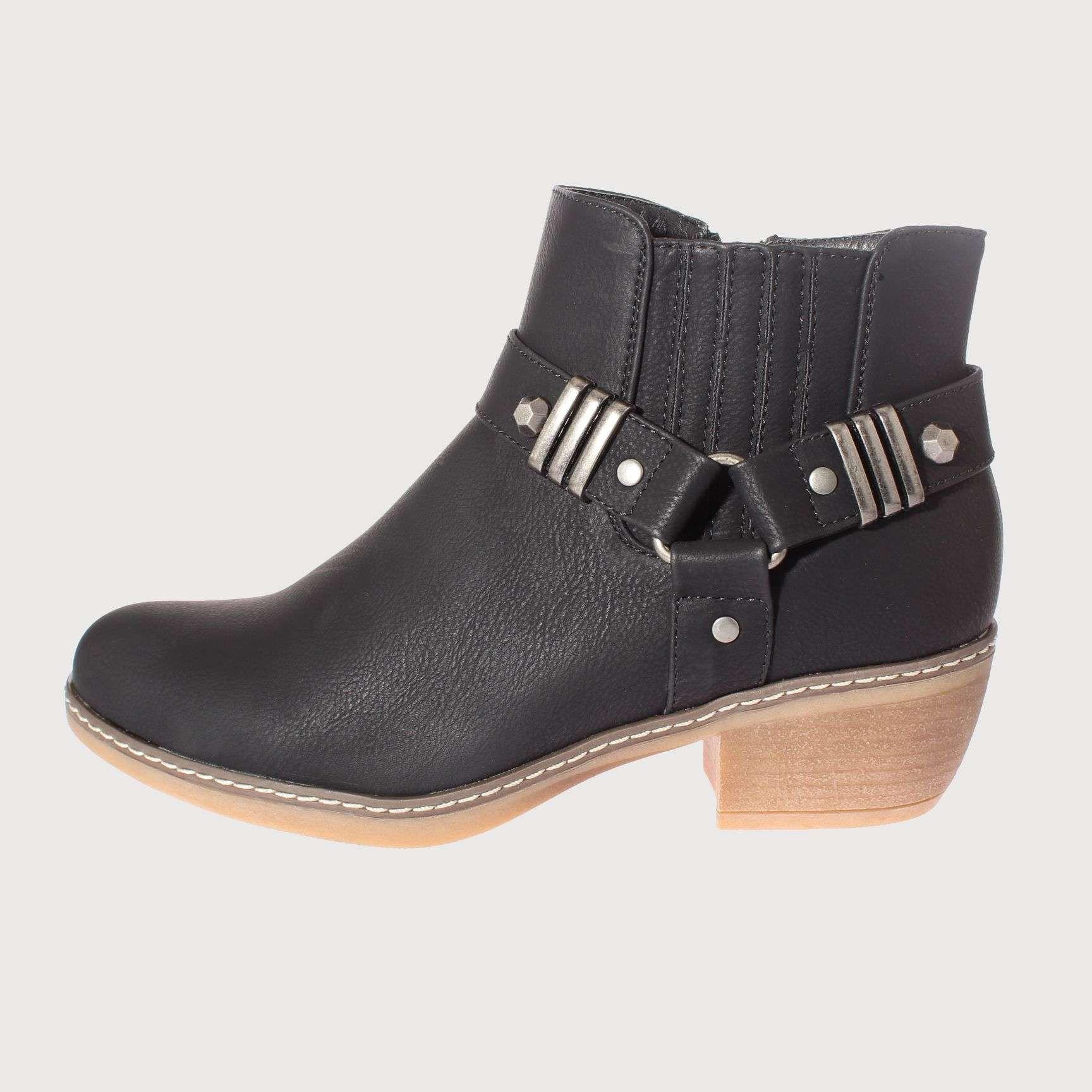 Botín Negro Vía Franca Mujer Art: 518283NEGRO-1