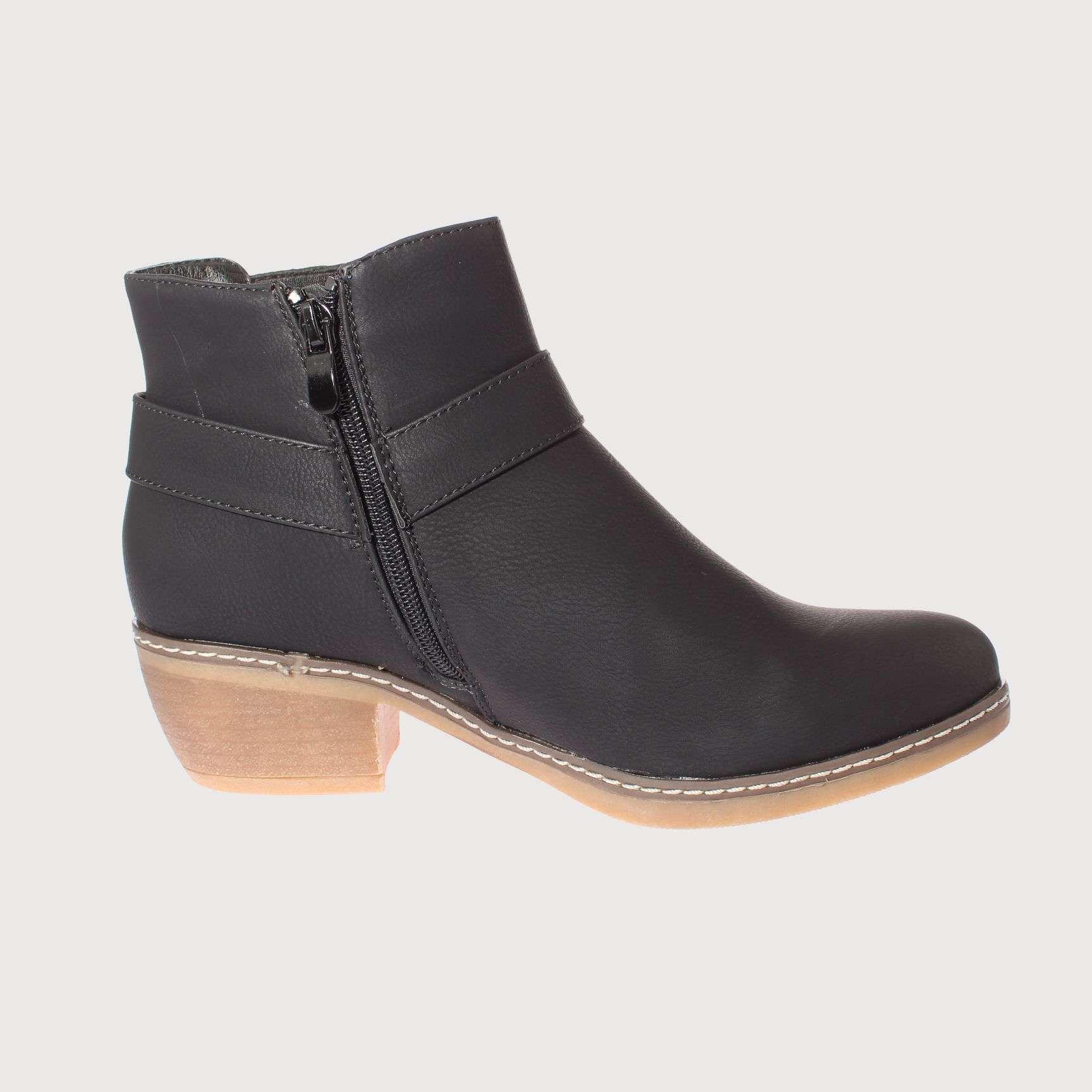 Botín Negro Vía Franca Mujer Art: 518283NEGRO-3