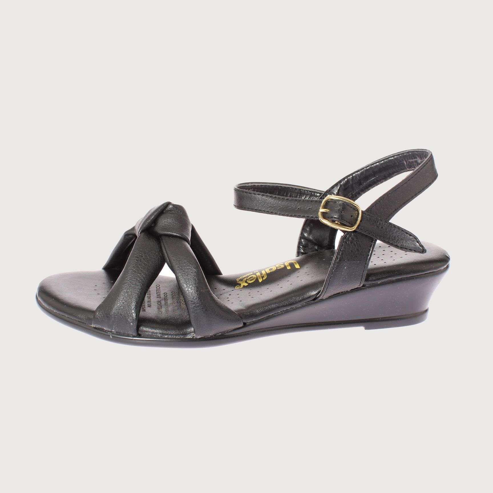 Sandalia Negro Vía Franca Mujer Art: 5ZL102007BLACK-1