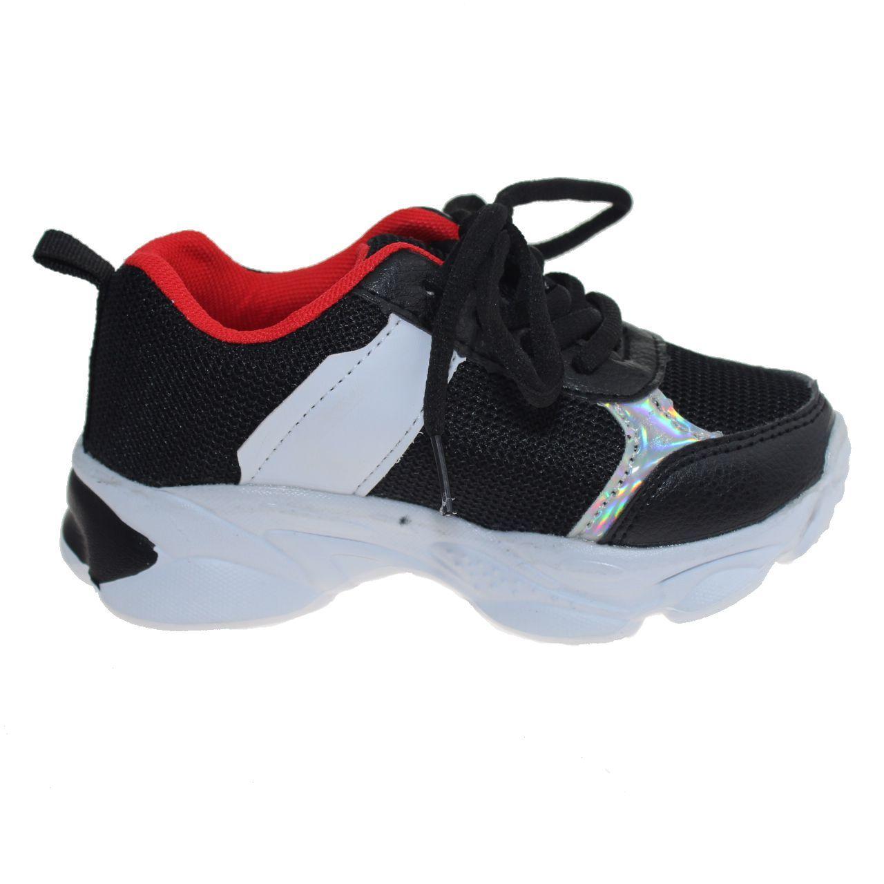 Zapatilla Negro Vía Franca Niño-2