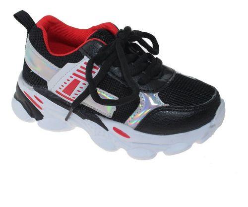 Zapatilla Negro Vía Franca Niño-5