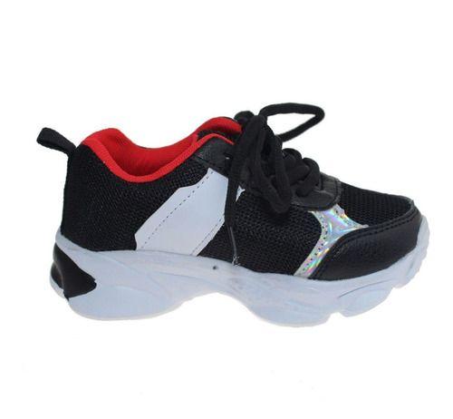 Zapatilla Negro Vía Franca Niño-8