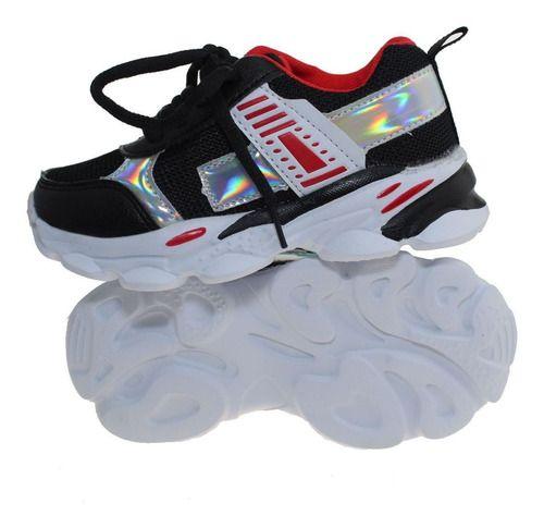 Zapatilla Negro Vía Franca Niño-9