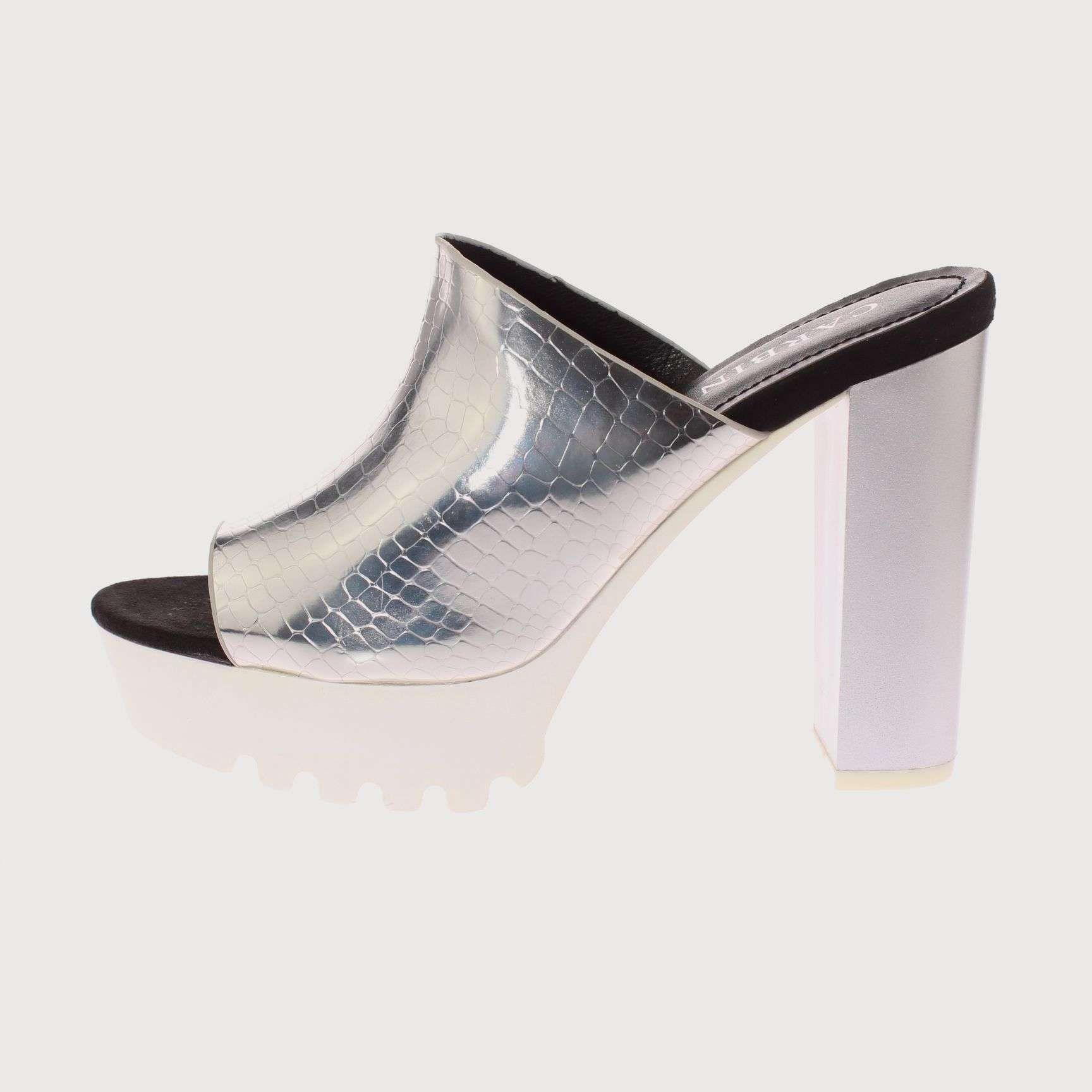 Sandalia Plateado Vía Franca Mujer Art: 5YJ037SILVER-1