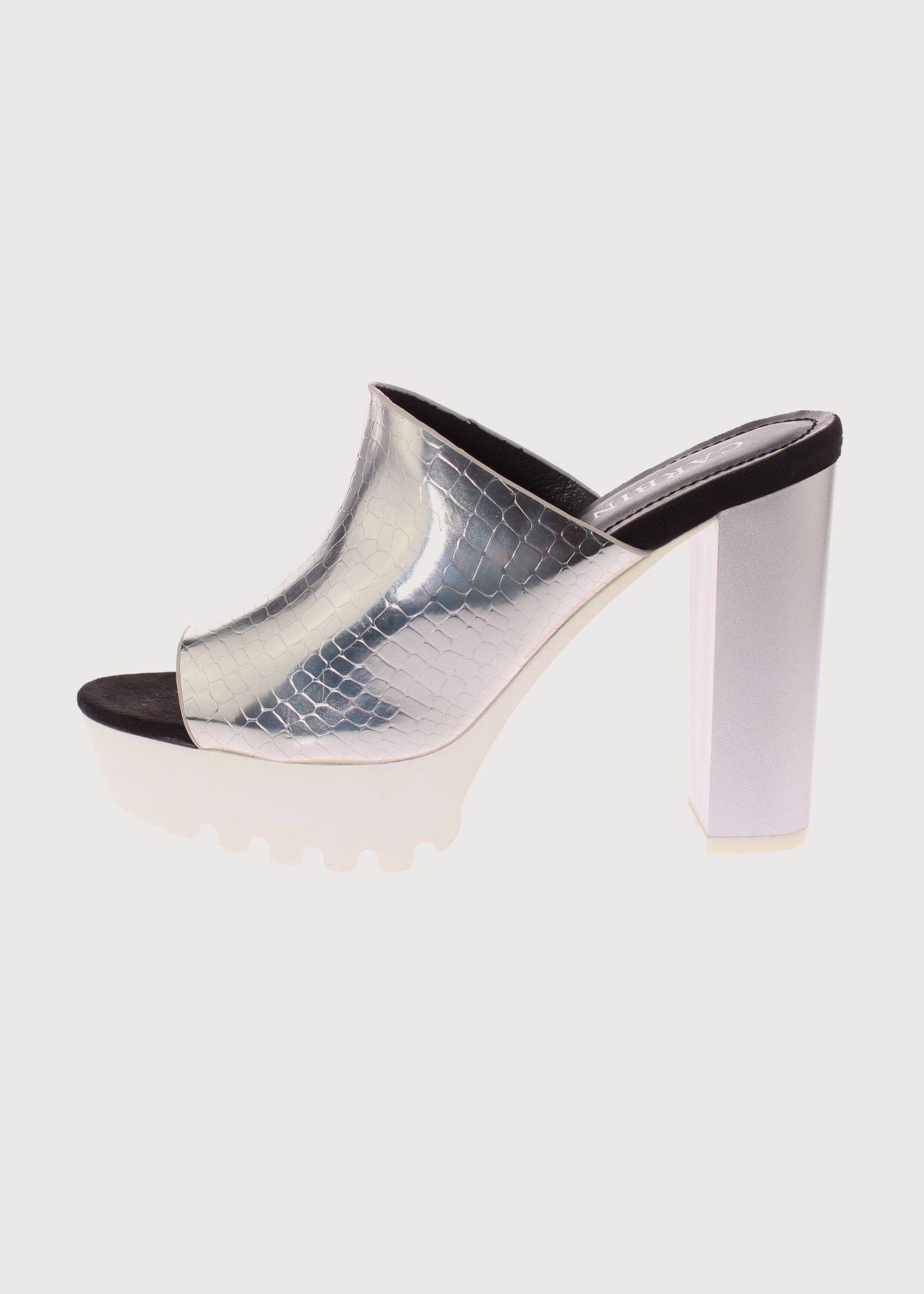 Sandalia Plateado Vía Franca Mujer Art: 5YJ037SILVER-1