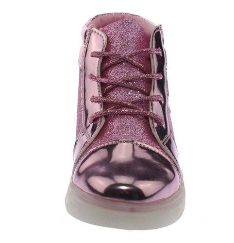Zapatilla Con Luces Para Niño Color Rosa-1