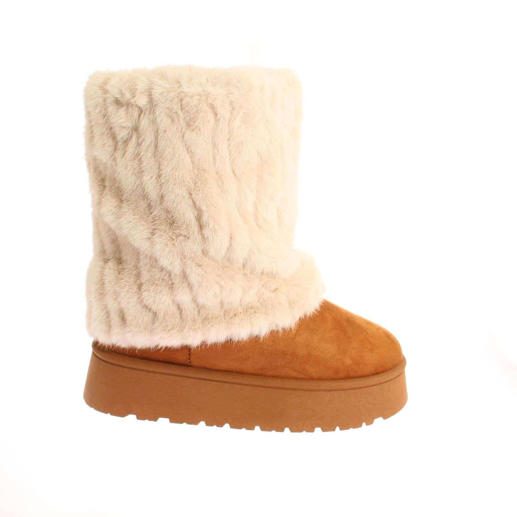 Bota Invernal Café Vía Franca Mujer Art: 5b1820BROWN-0